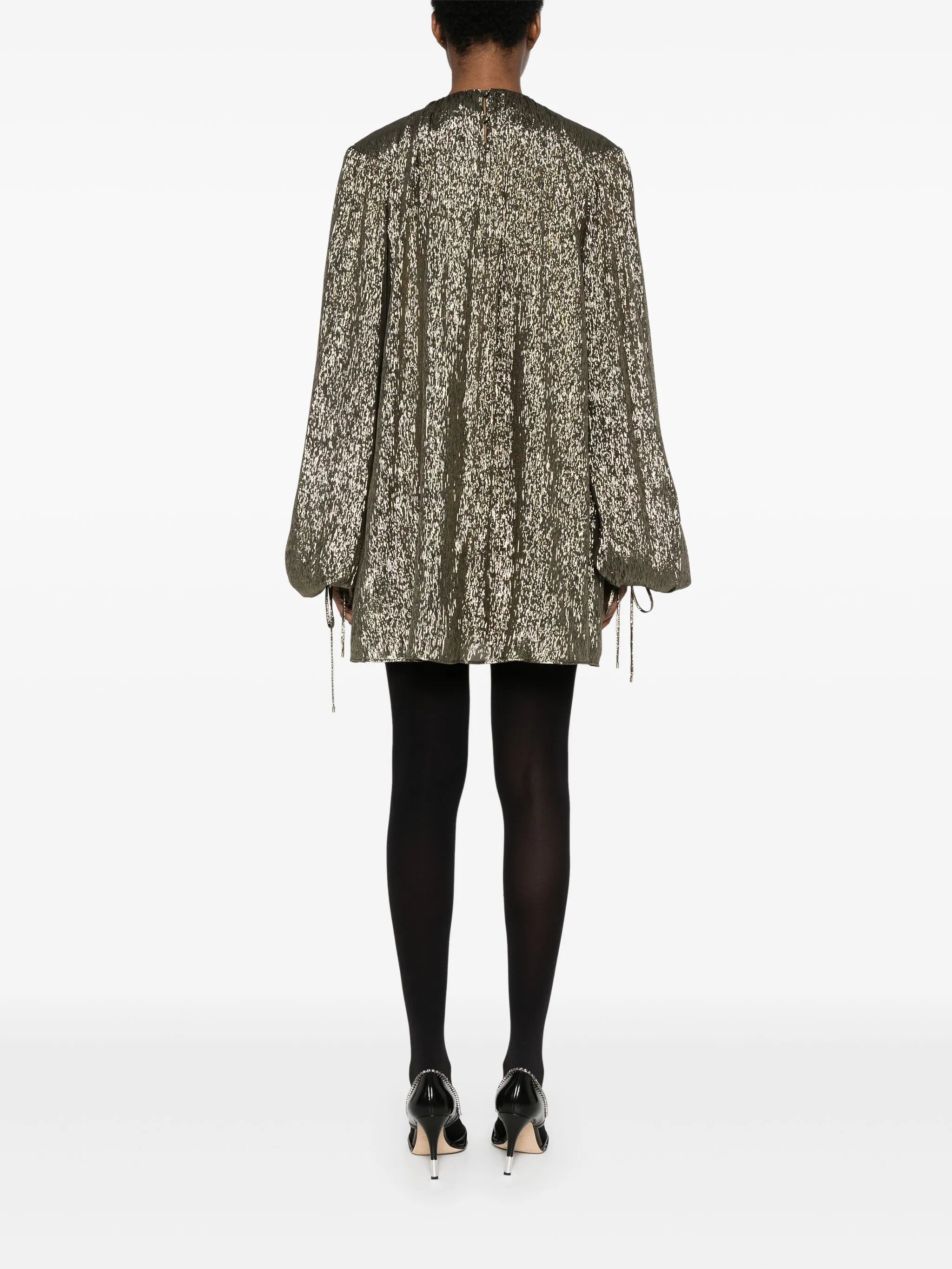 lamé blouse