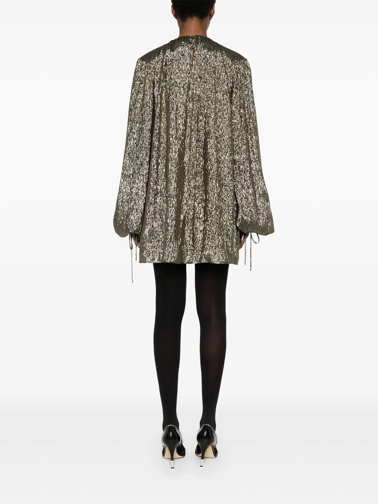 lamé blouse