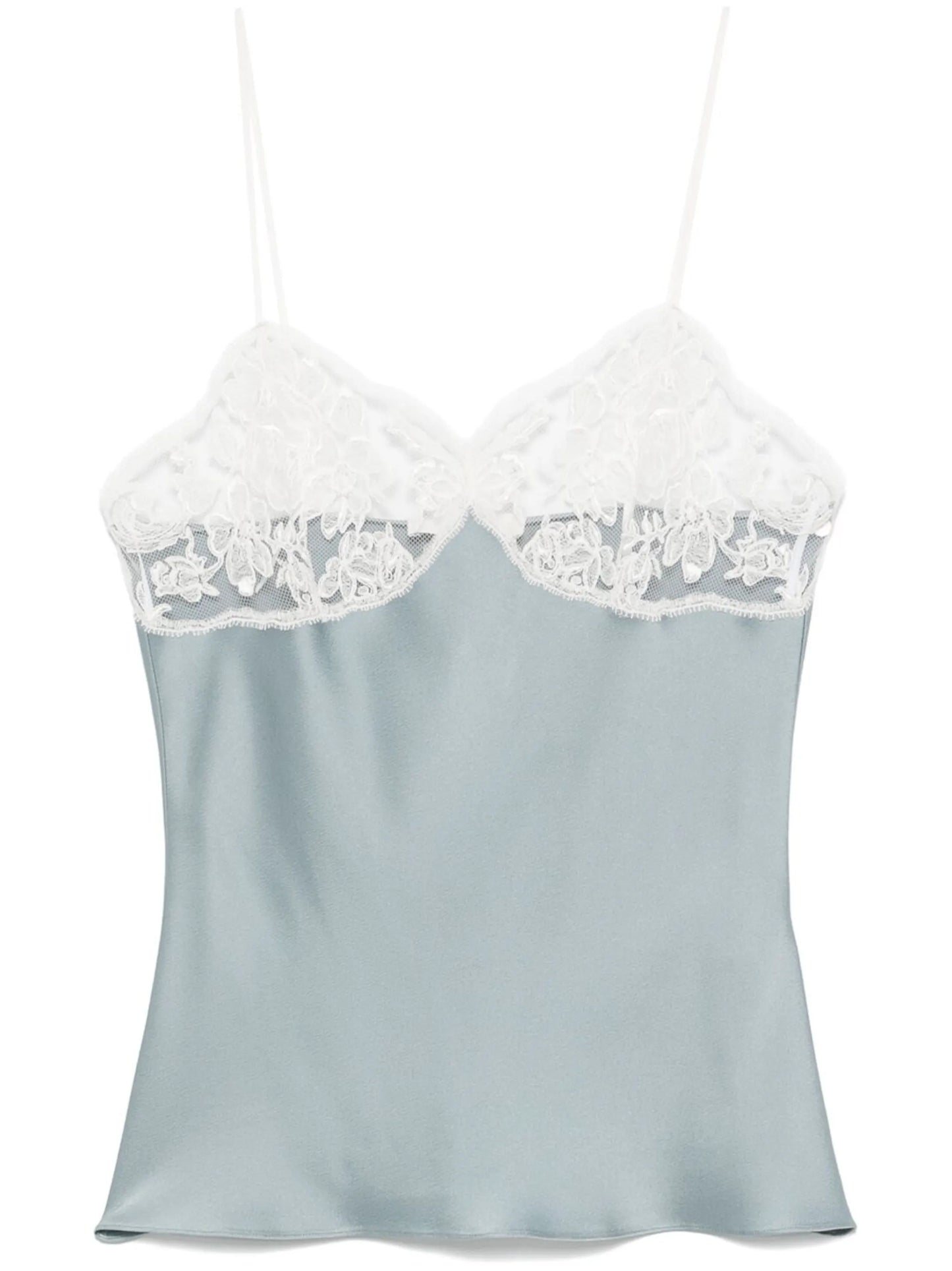 lace satin top