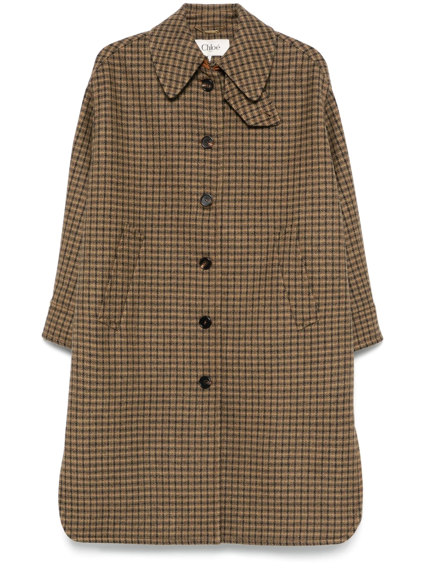 checked coat