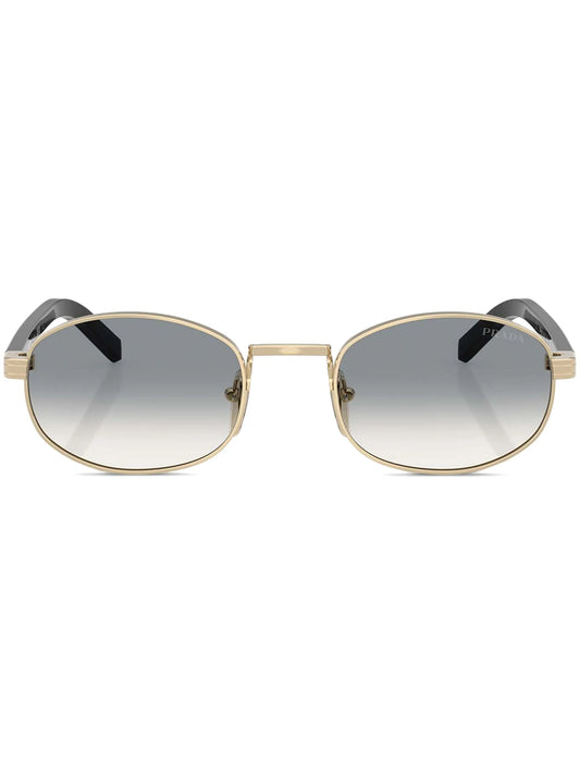 oval-frame sunglasses