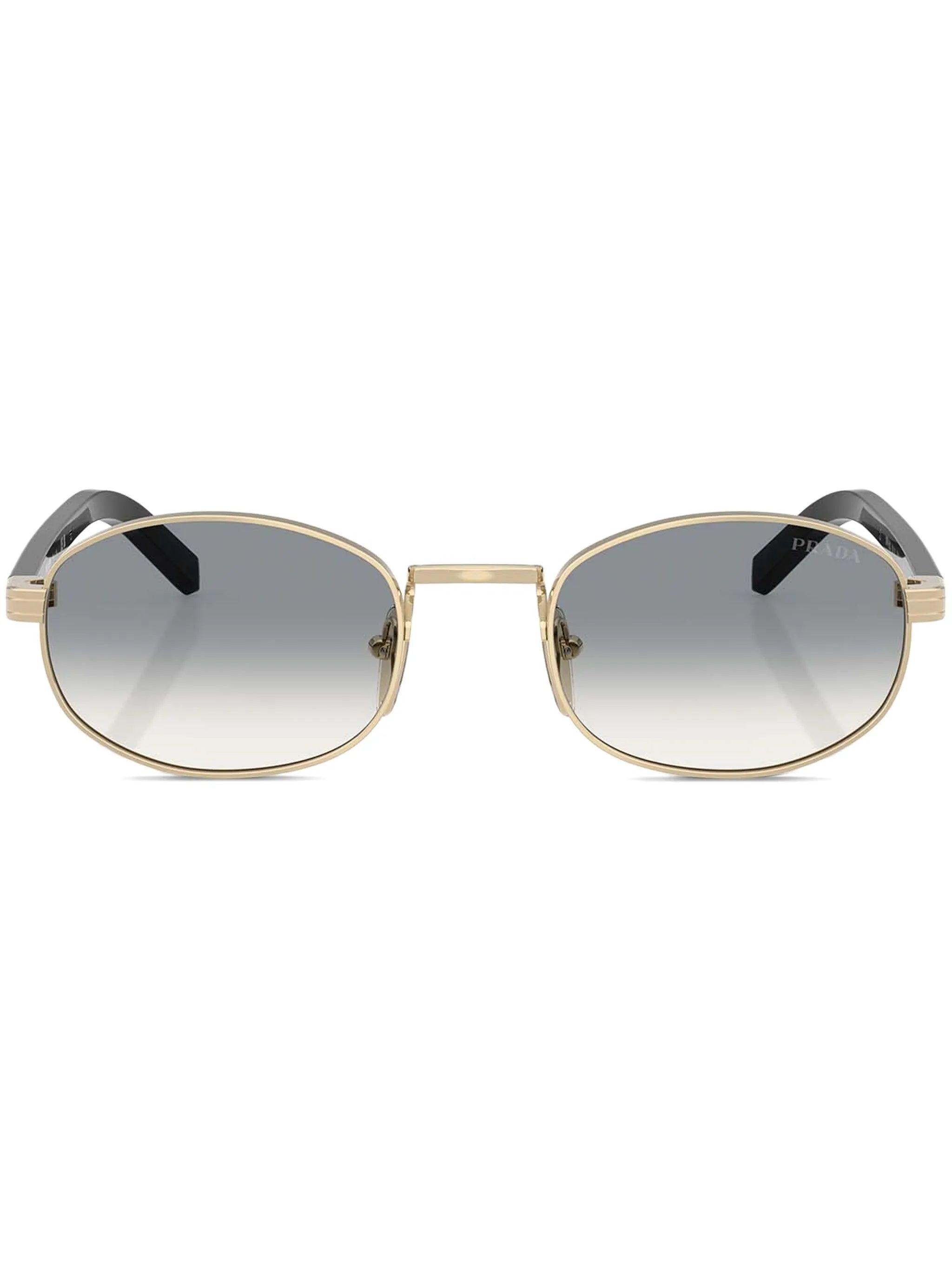 oval-frame sunglasses