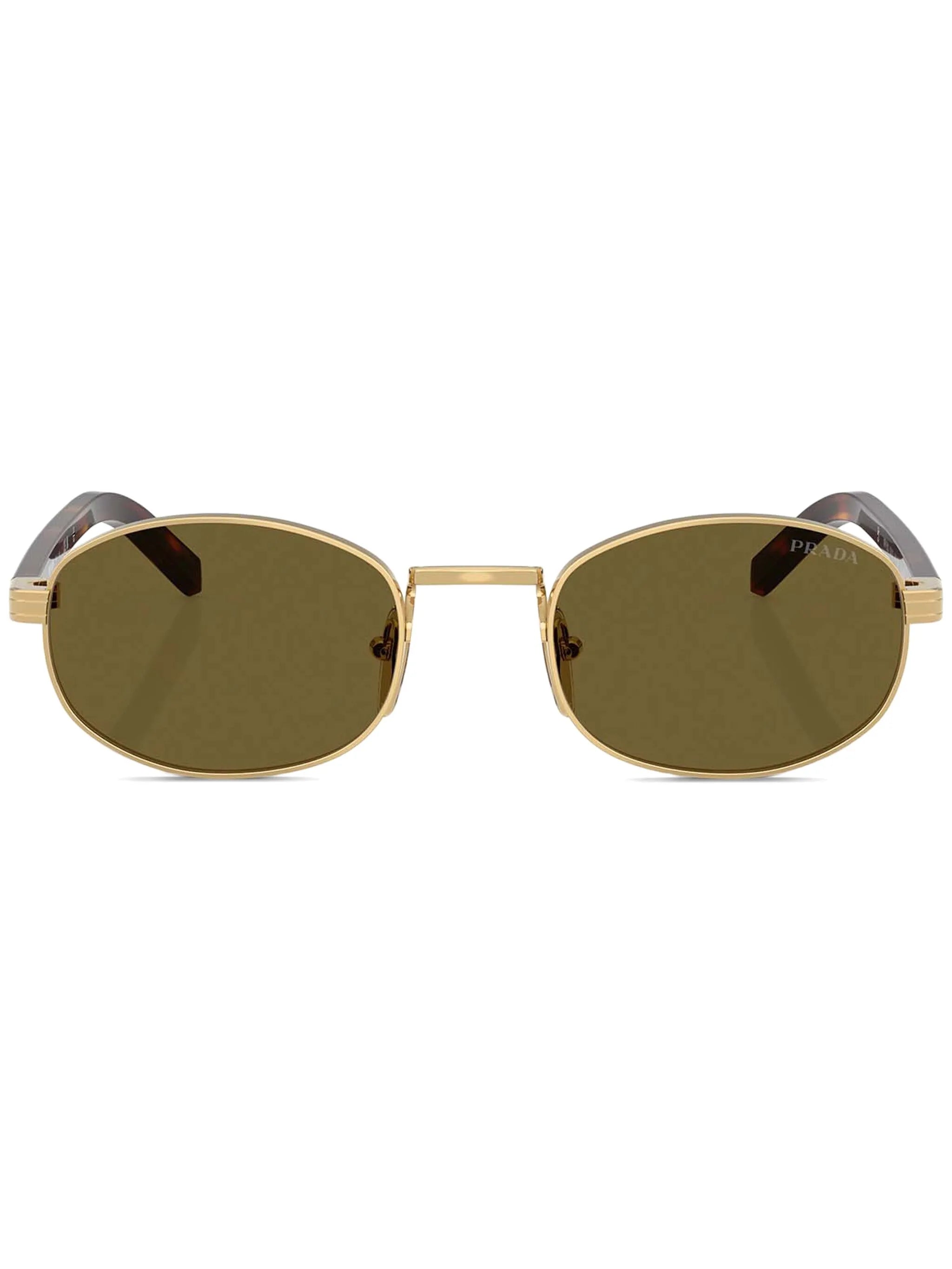 oval-frame sunglasses