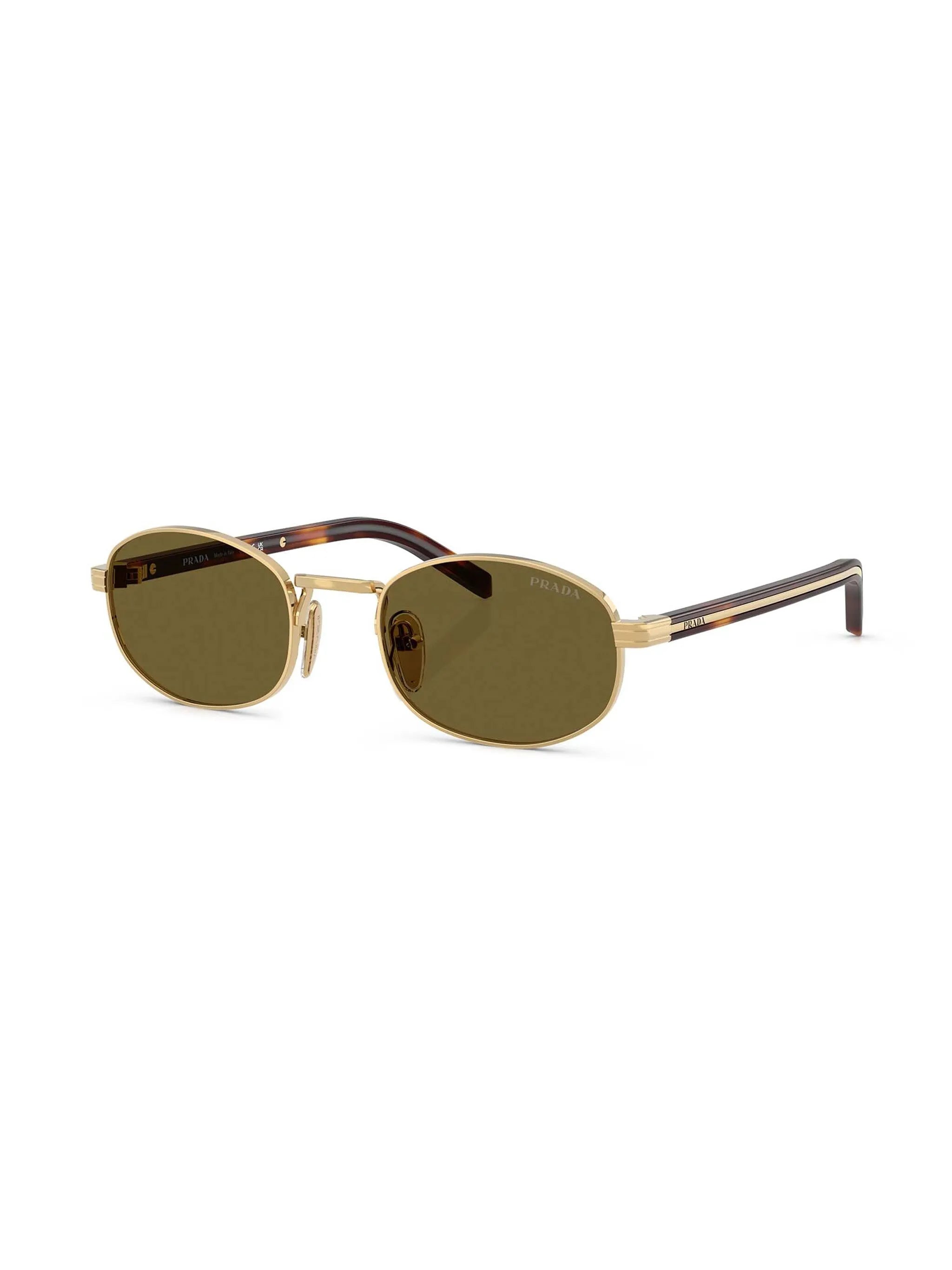 oval-frame sunglasses
