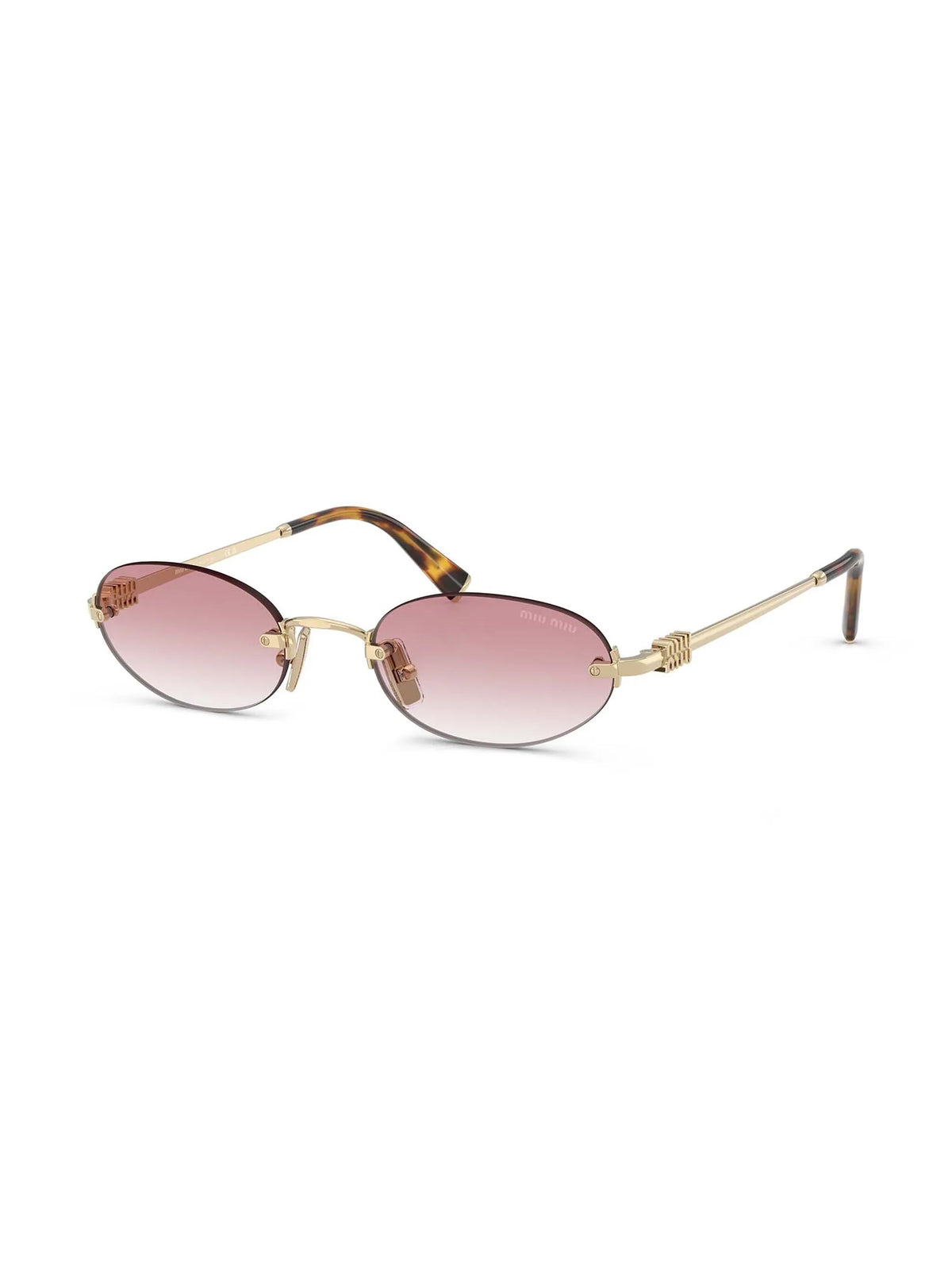 oval-frame sunglasses