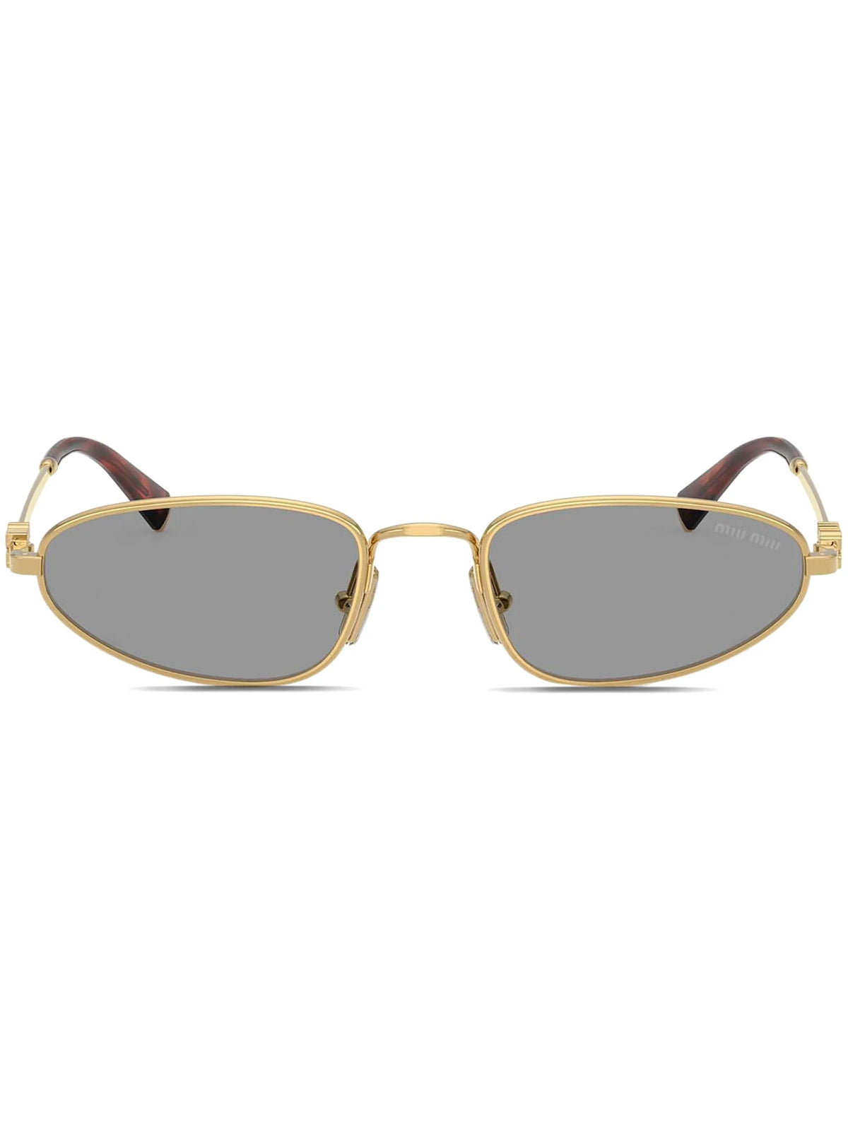 oval-frame sunglasses