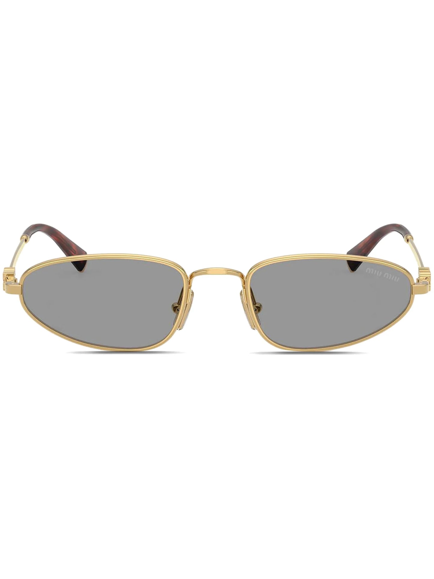 oval-frame sunglasses