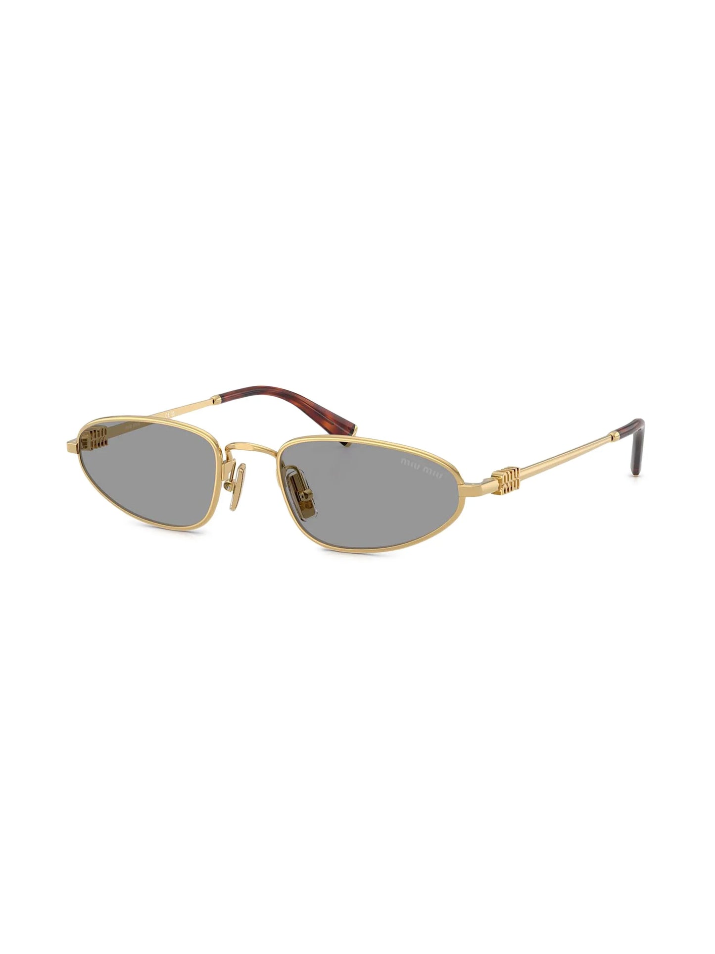 oval-frame sunglasses