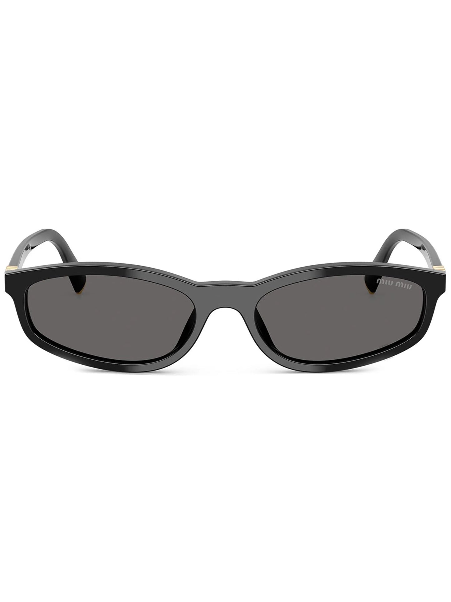 oval-frame sunglasses