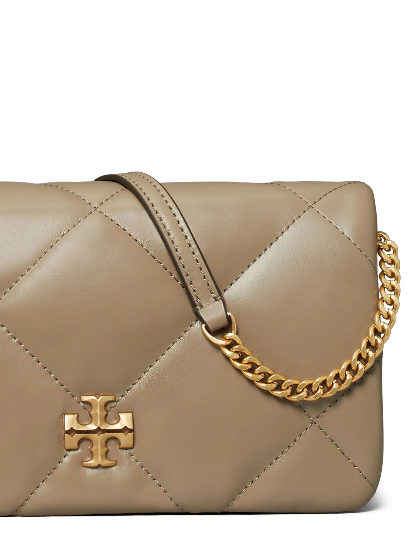 Kira diamond-quilted wallet-on-chain