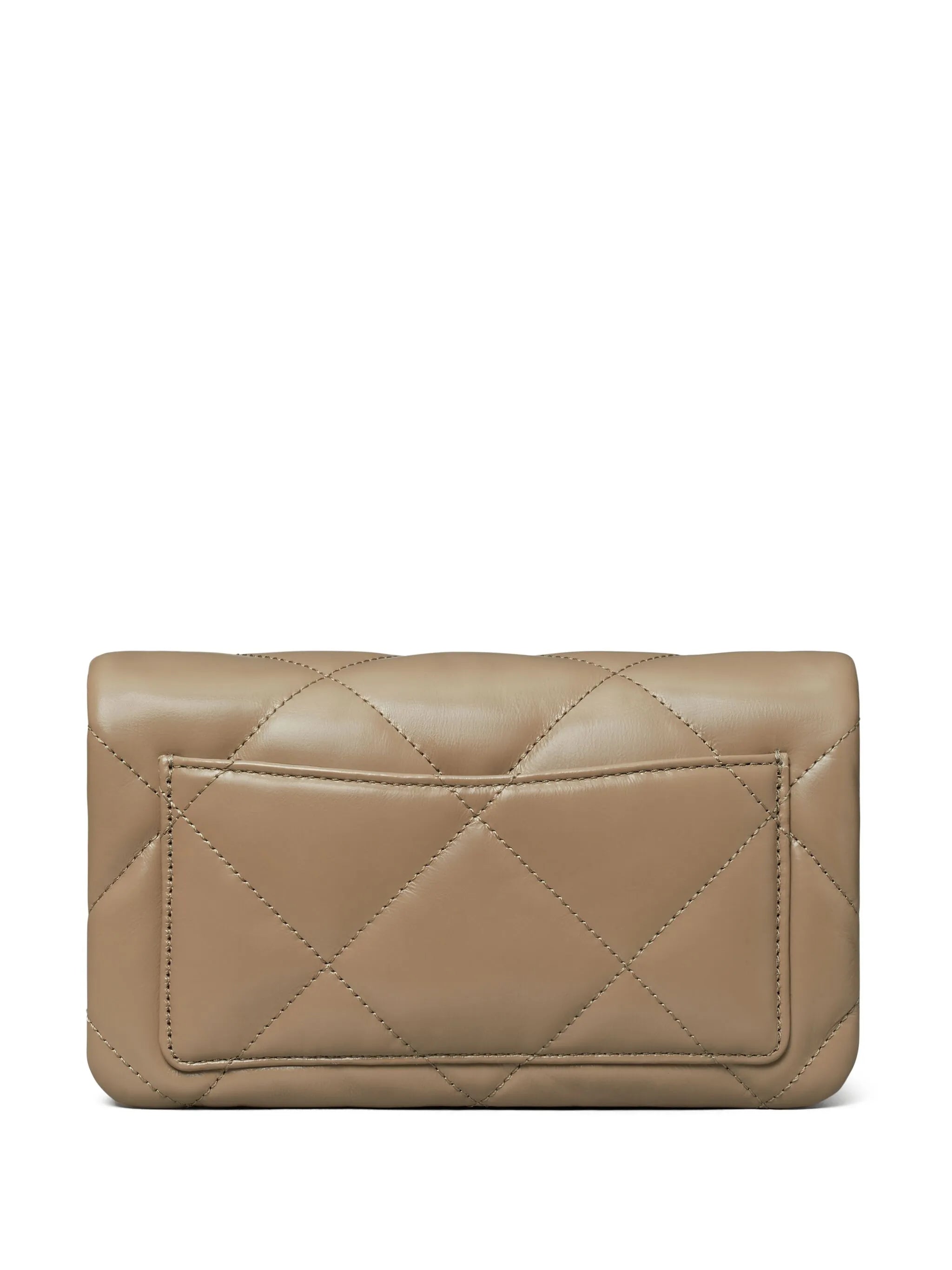 Kira diamond-quilted wallet-on-chain