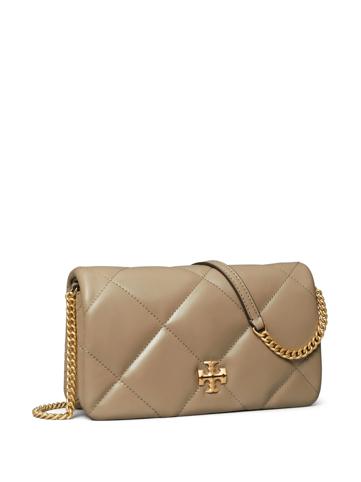 Kira diamond-quilted wallet-on-chain