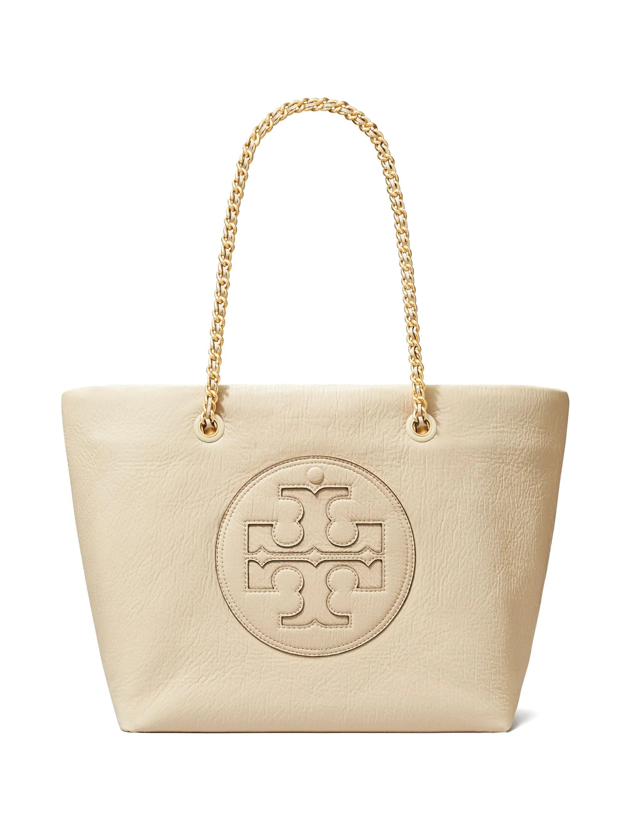 Ella Chain patent-leather tote bag