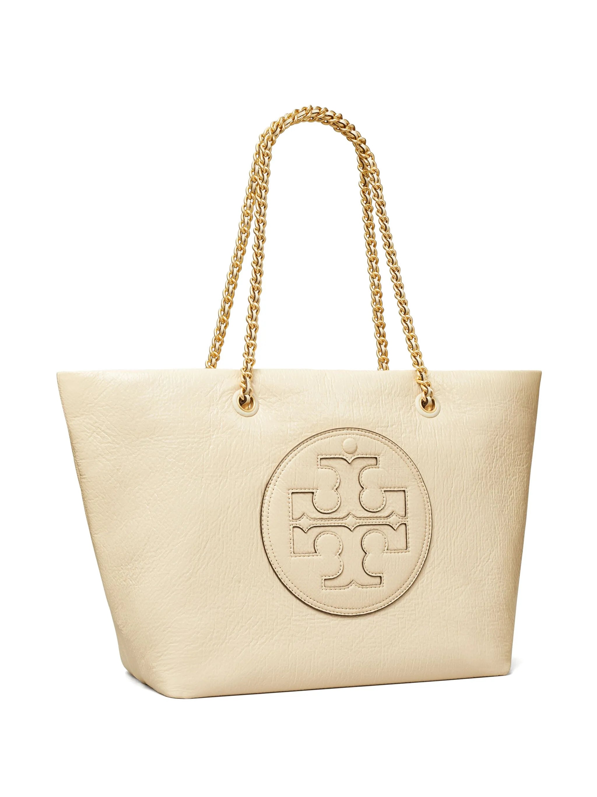 Ella Chain patent-leather tote bag