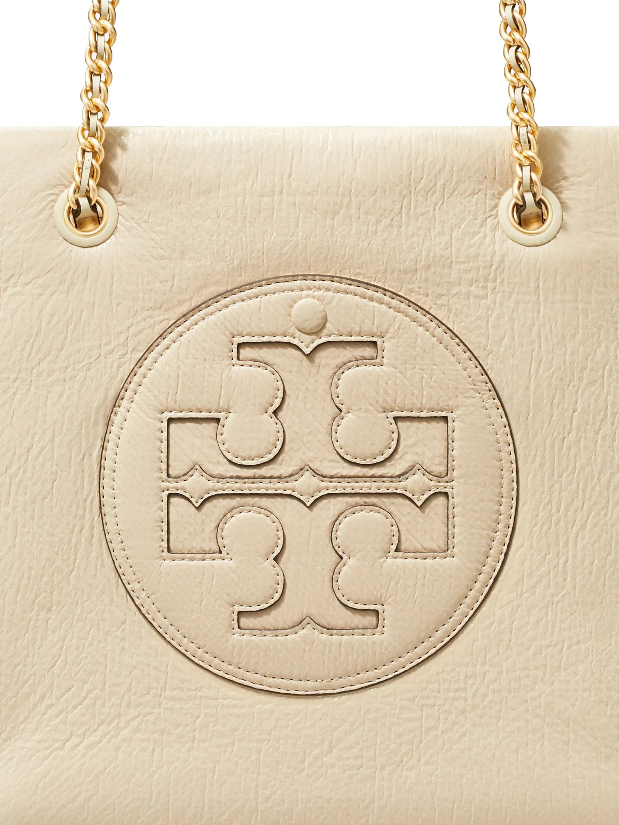 Ella Chain patent-leather tote bag