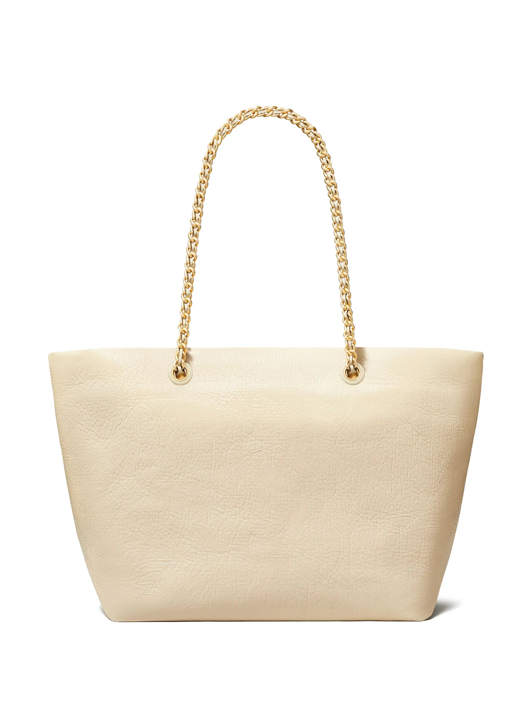Ella Chain patent-leather tote bag