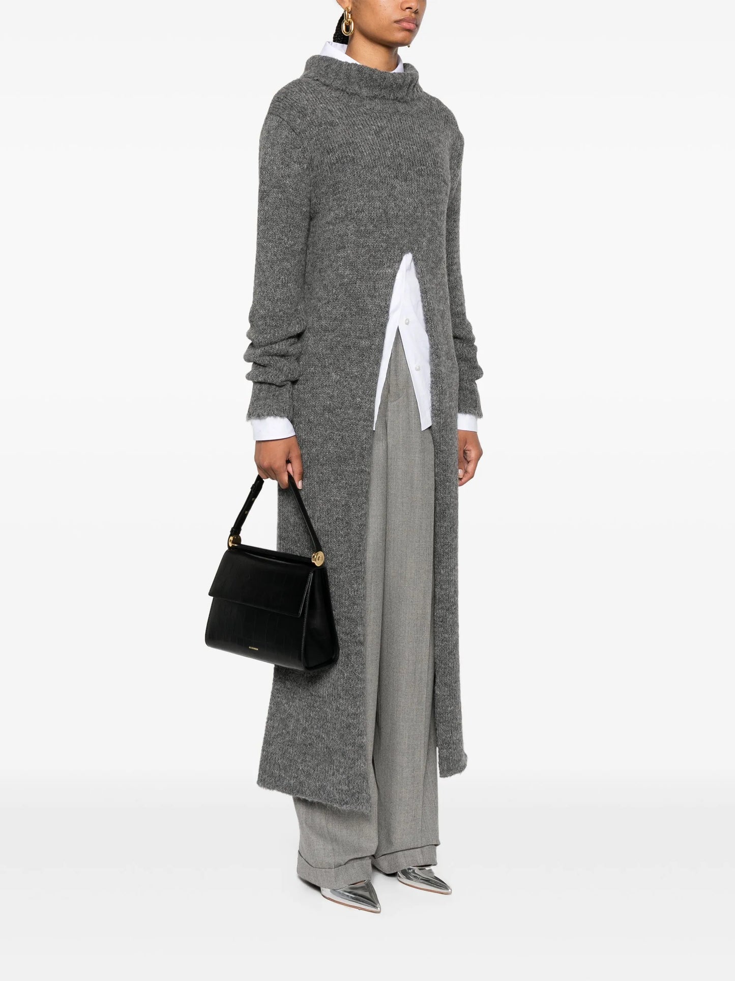 logo-print shoulder bag