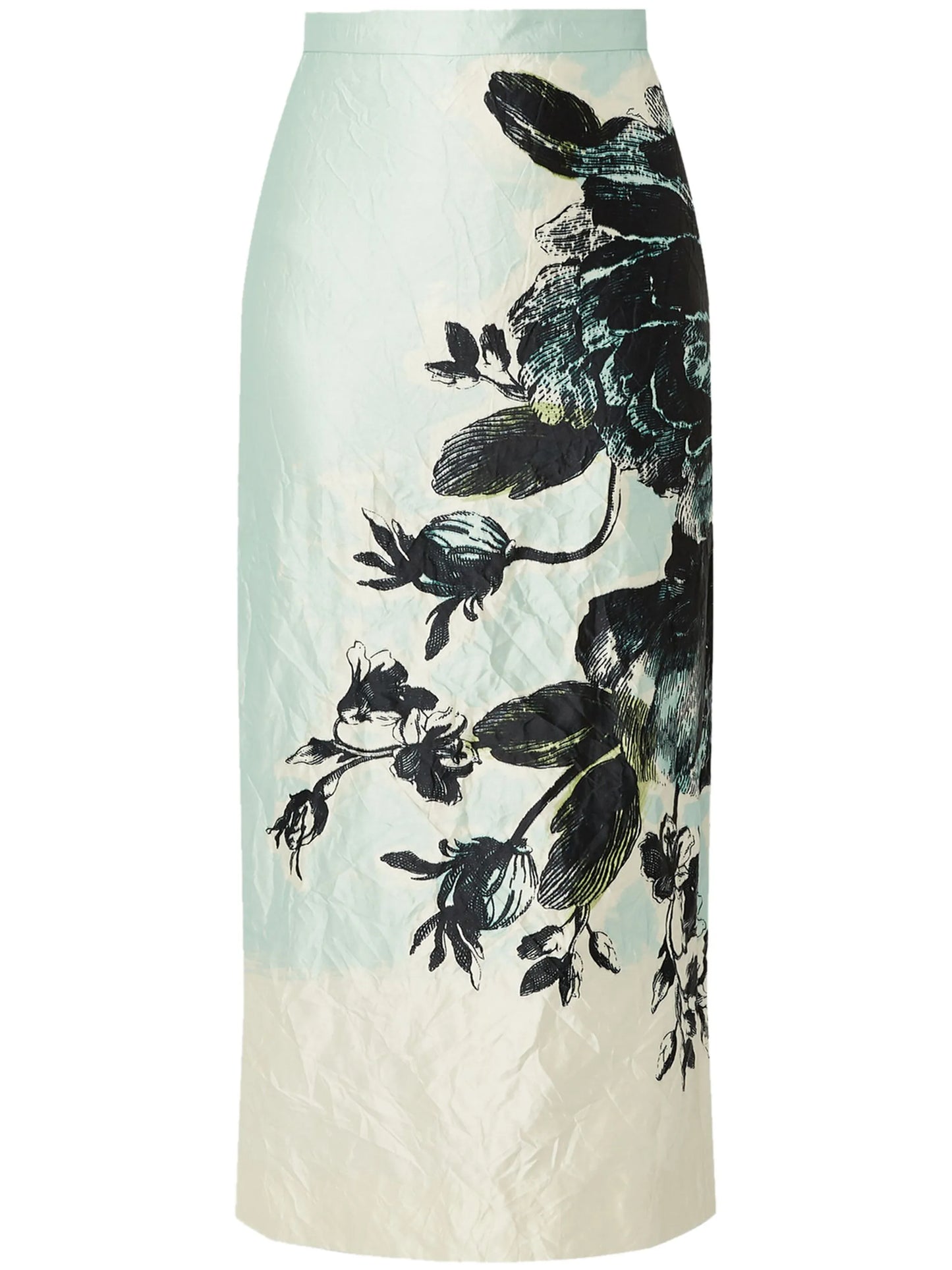 pencil midi skirt