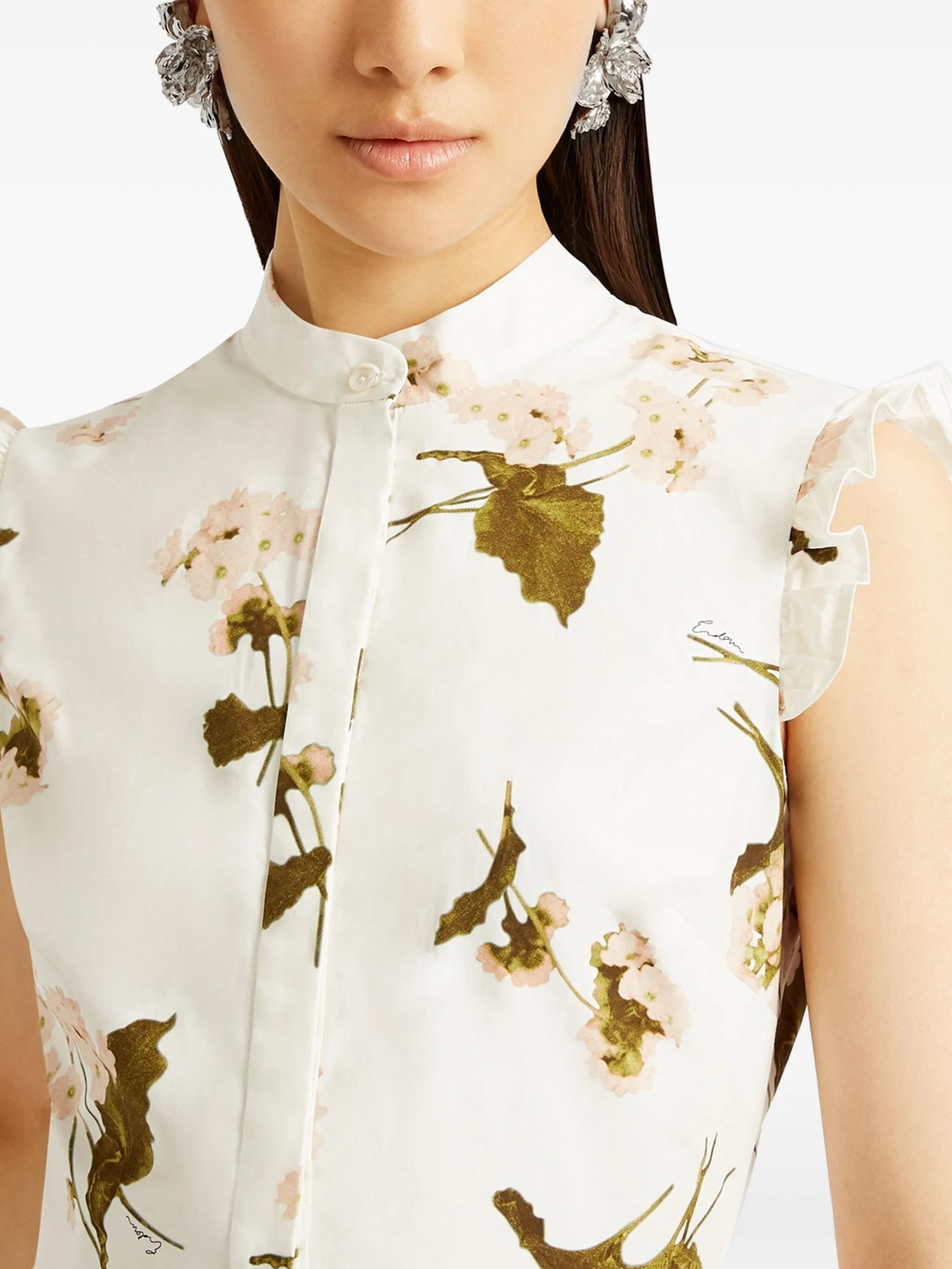 flared sleeves midi dress
