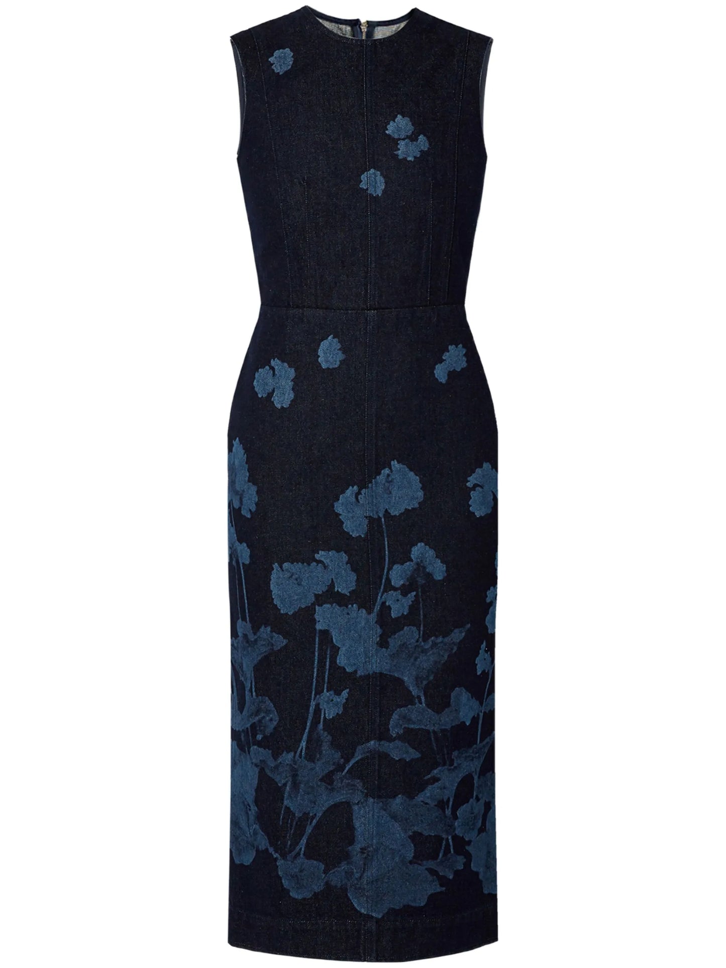 sleeveless midi dress