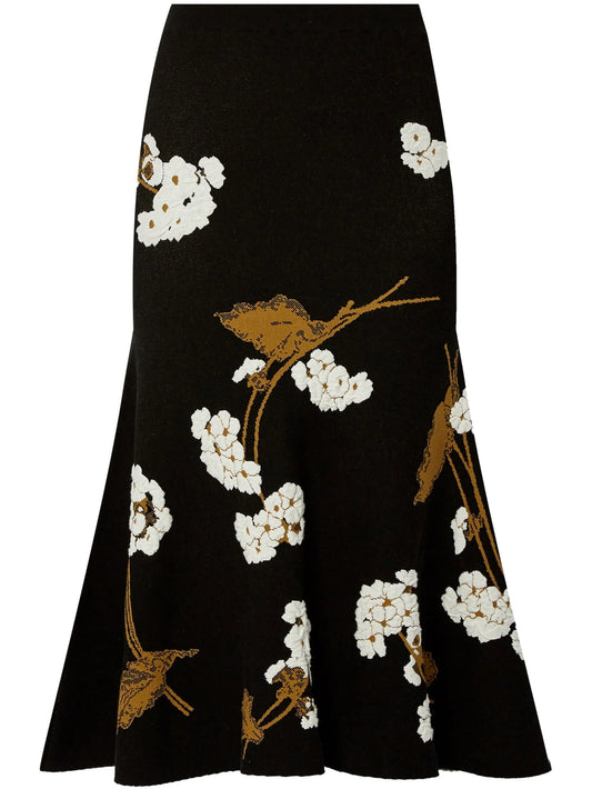 A-line midi skirt