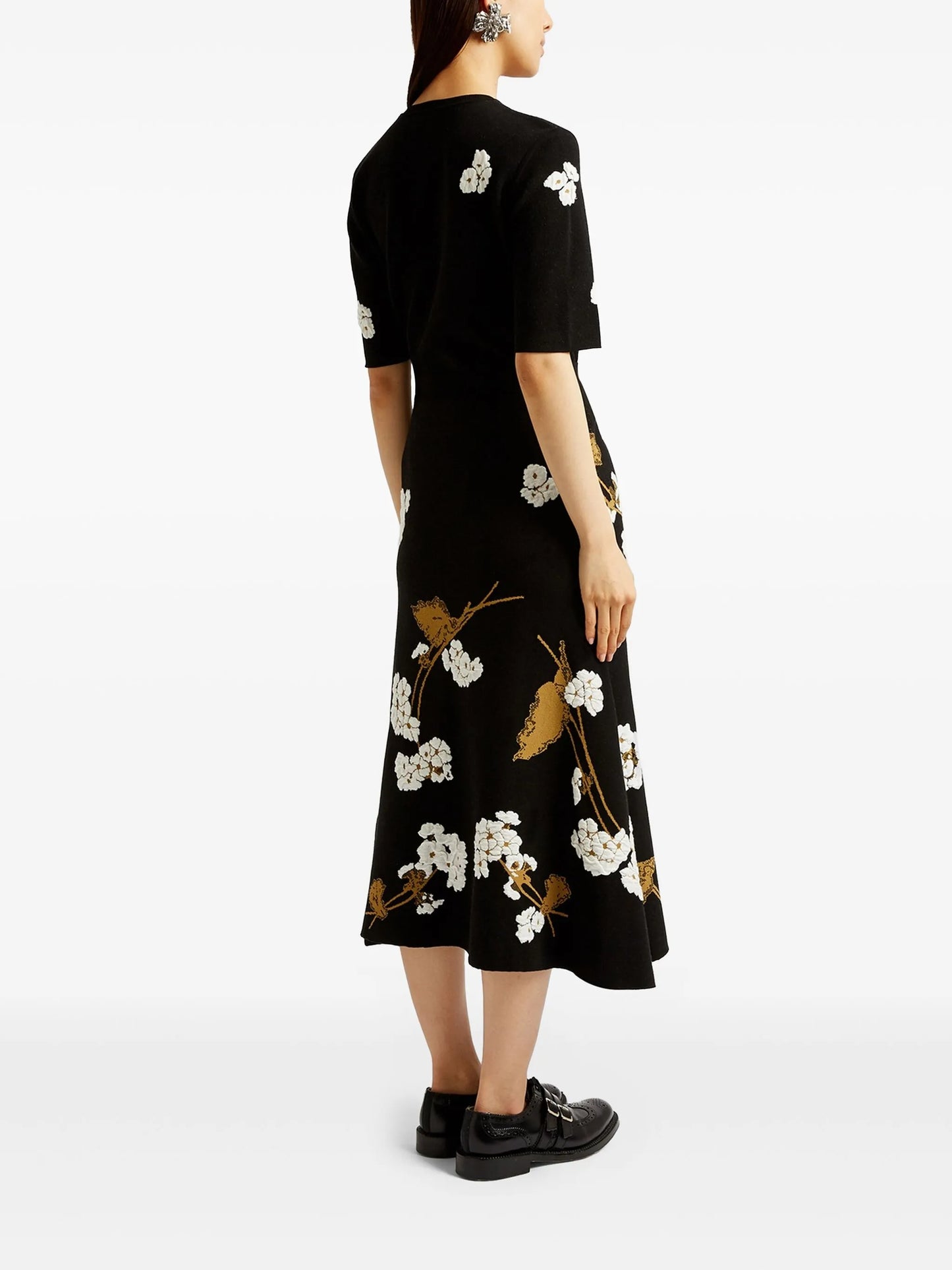 A-line midi skirt