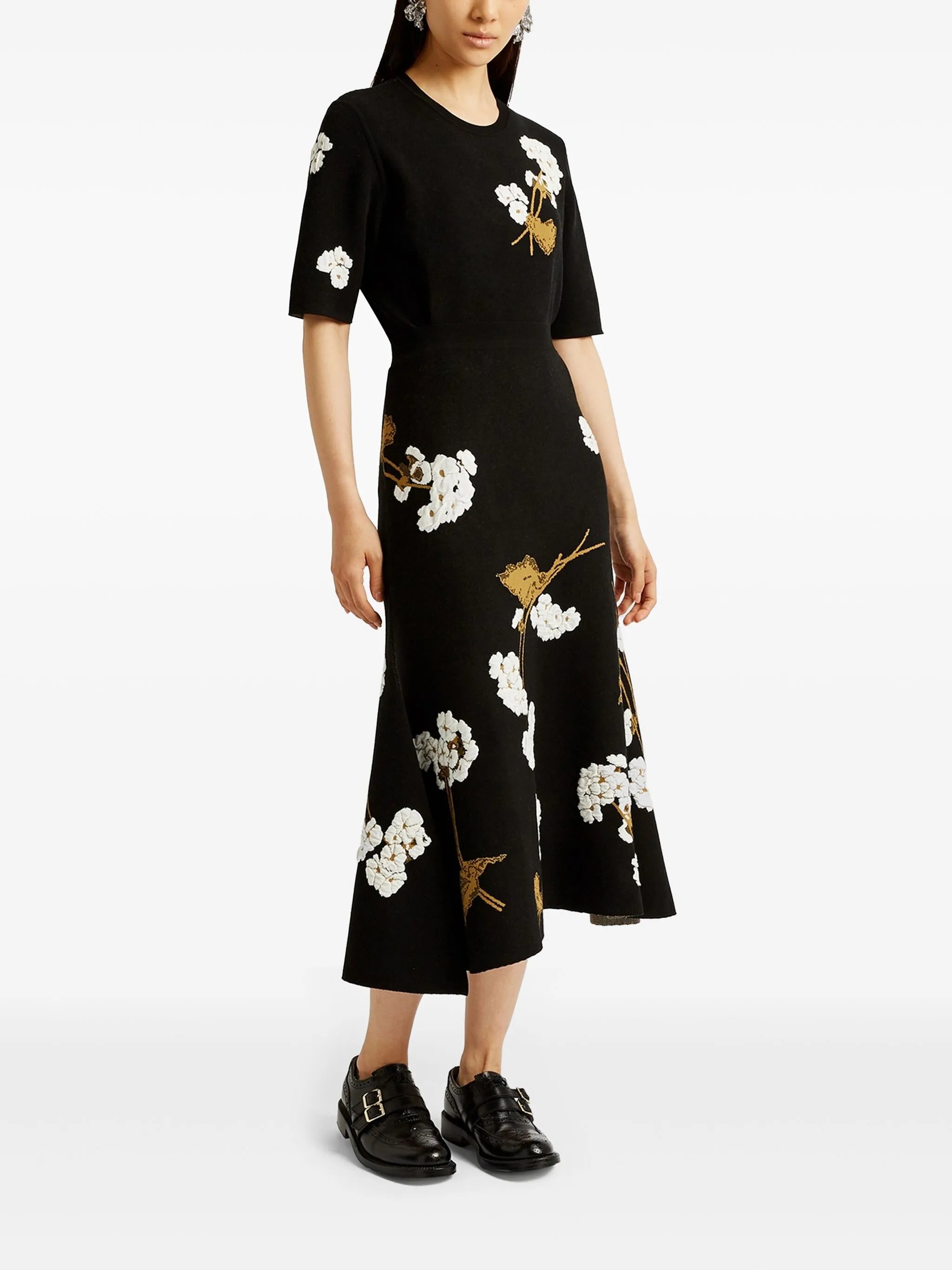 A-line midi skirt