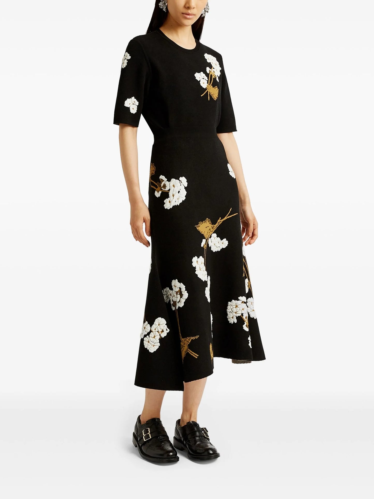 A-line midi skirt