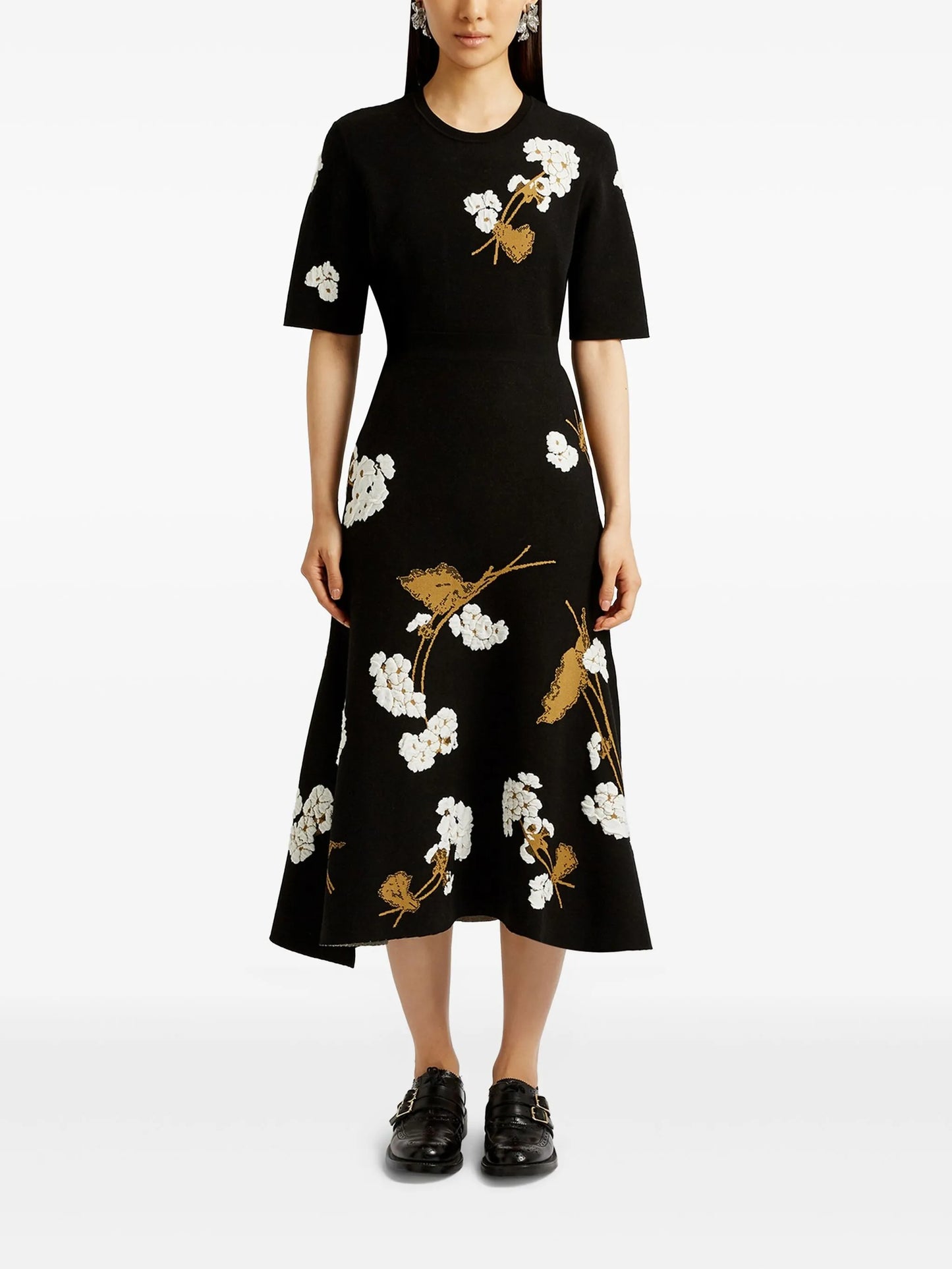 A-line midi skirt