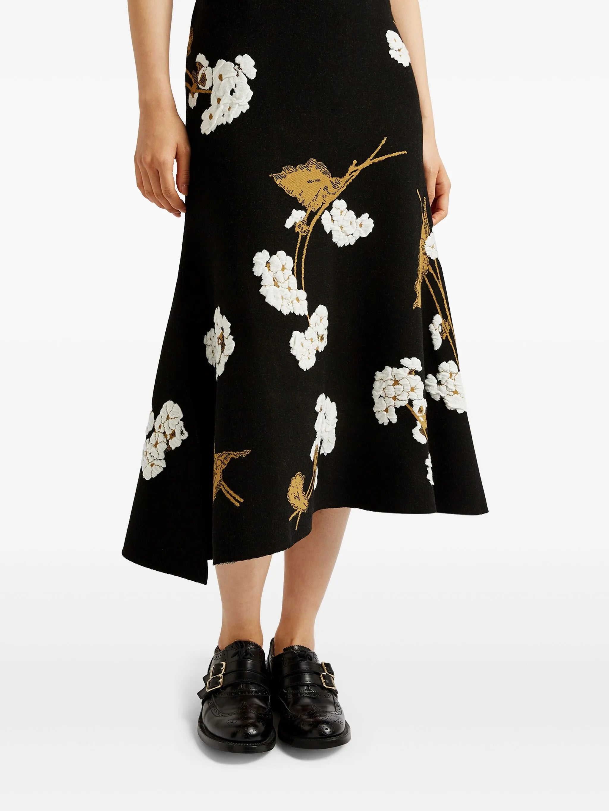 A-line midi skirt
