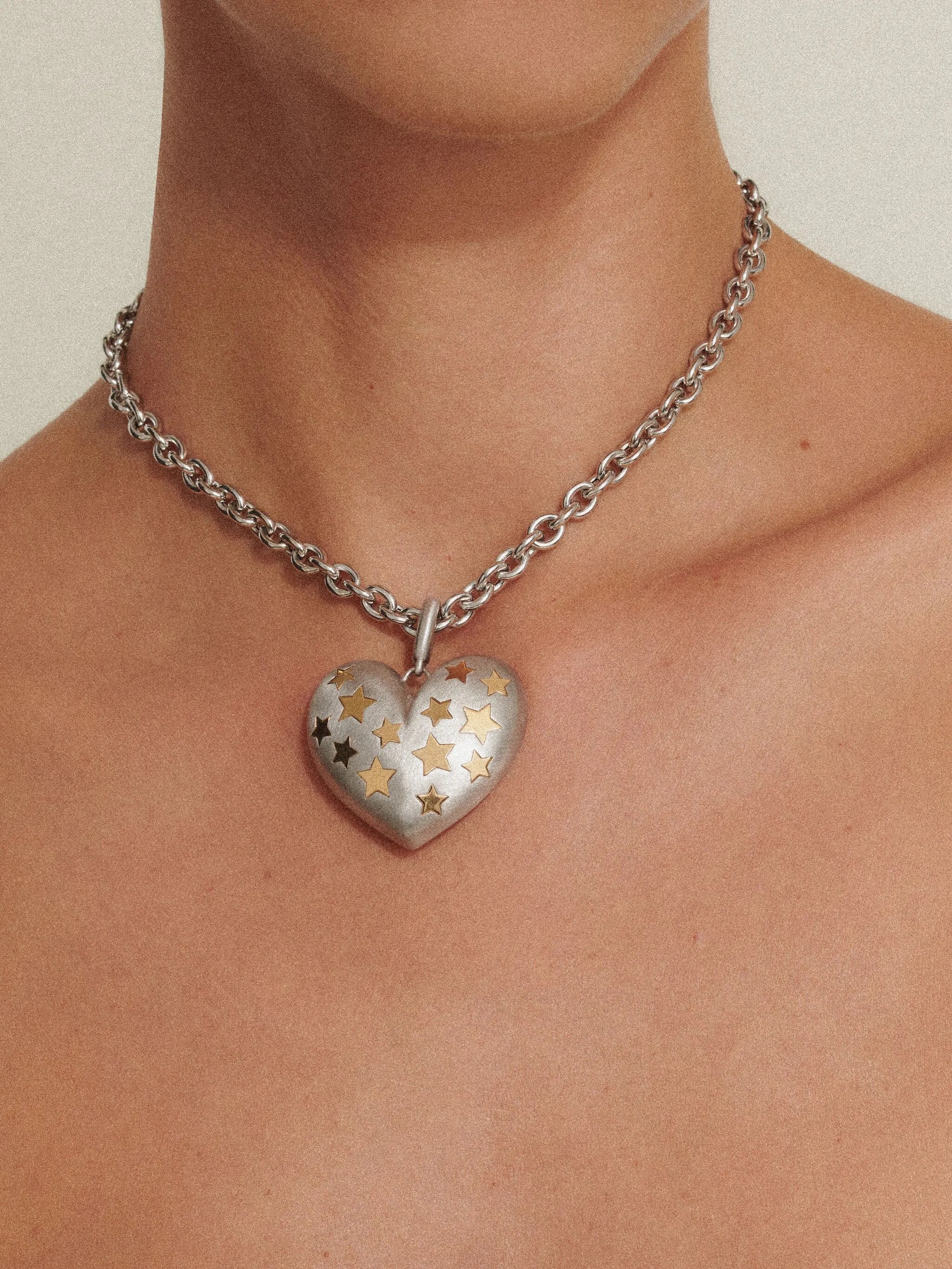 14kt white gold Paulette necklace