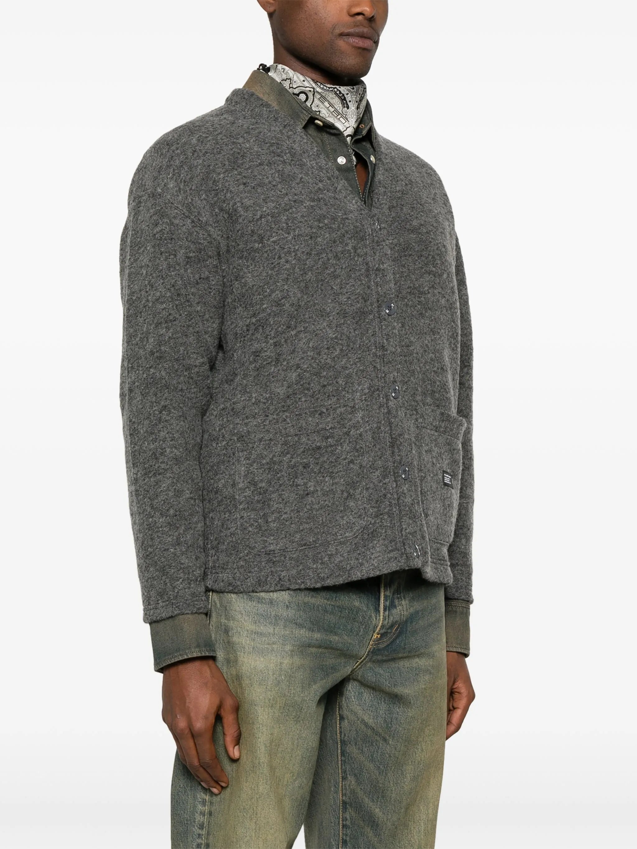 jersey cardigan