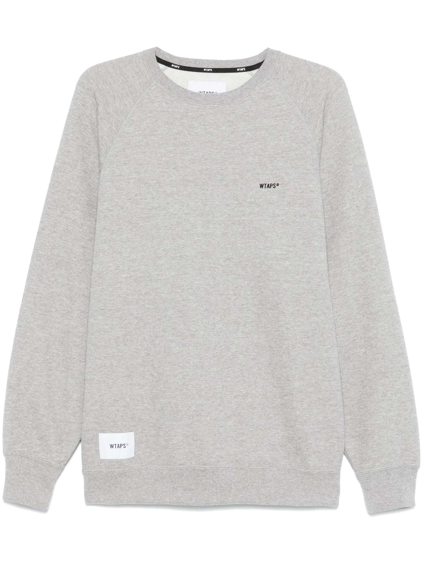 embroidered-logo sweatshirt