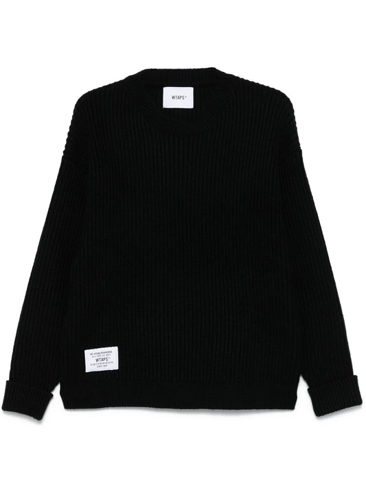 heavy-knit sweater