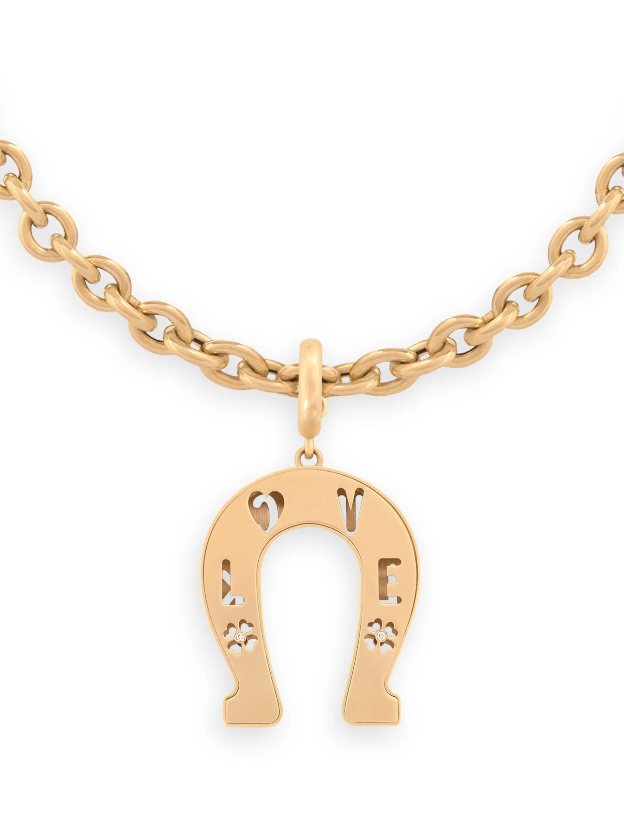 18kt yellow gold Bruno pendant