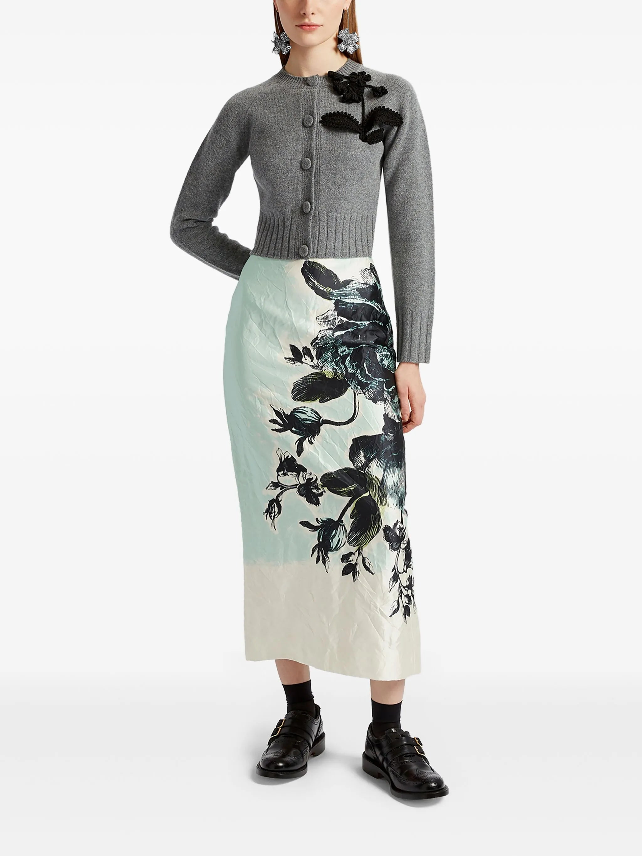 cropped cardigan