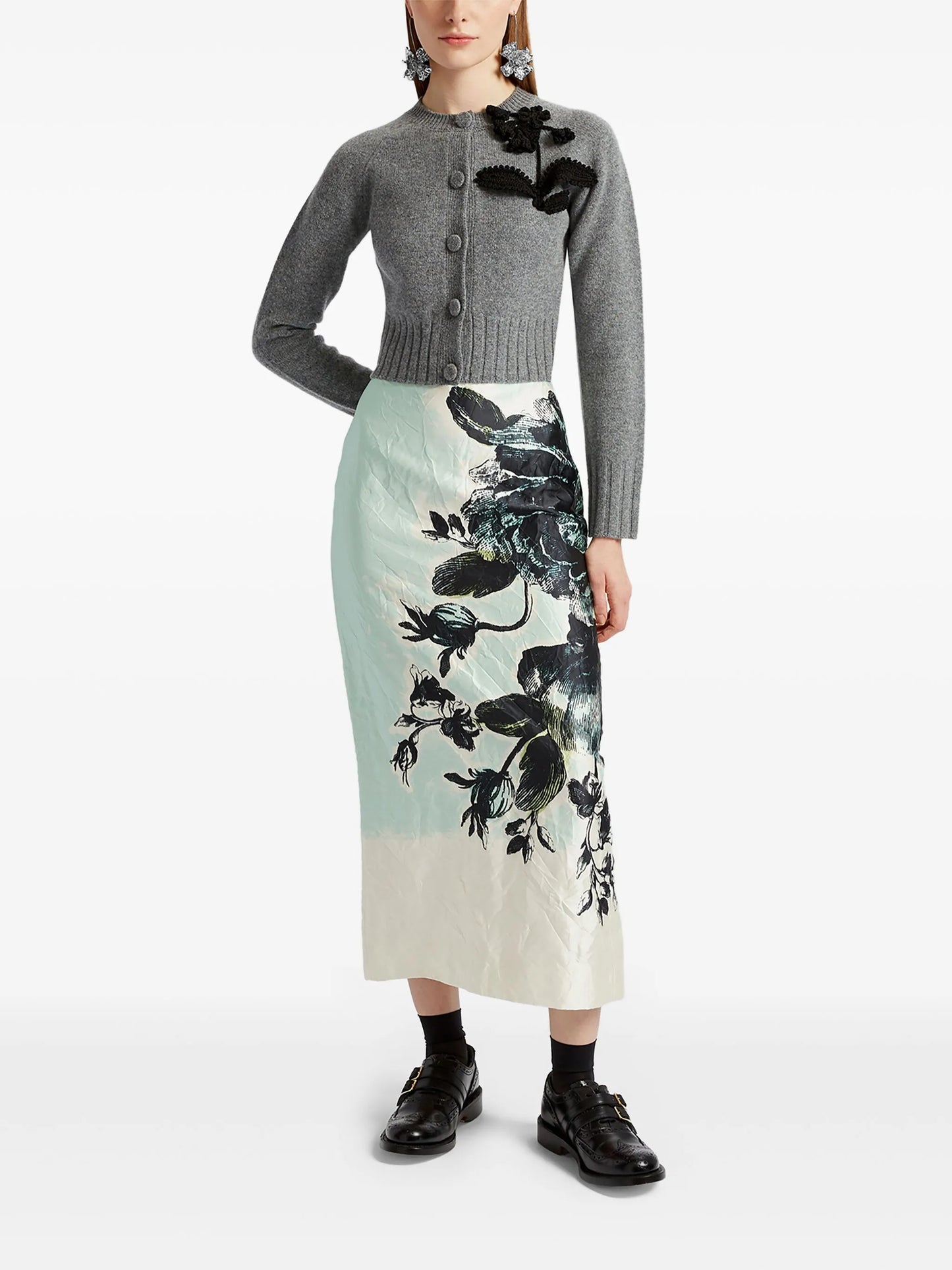 cropped cardigan