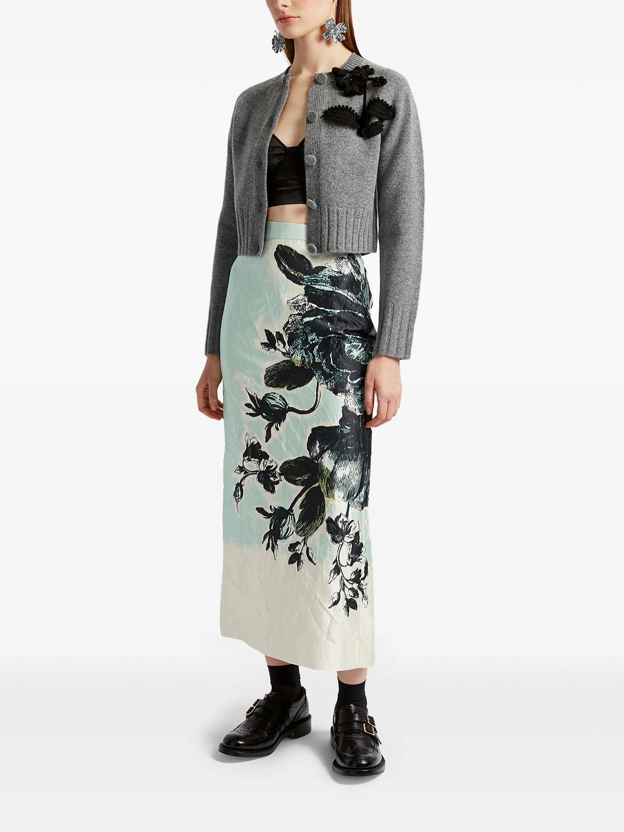 cropped cardigan