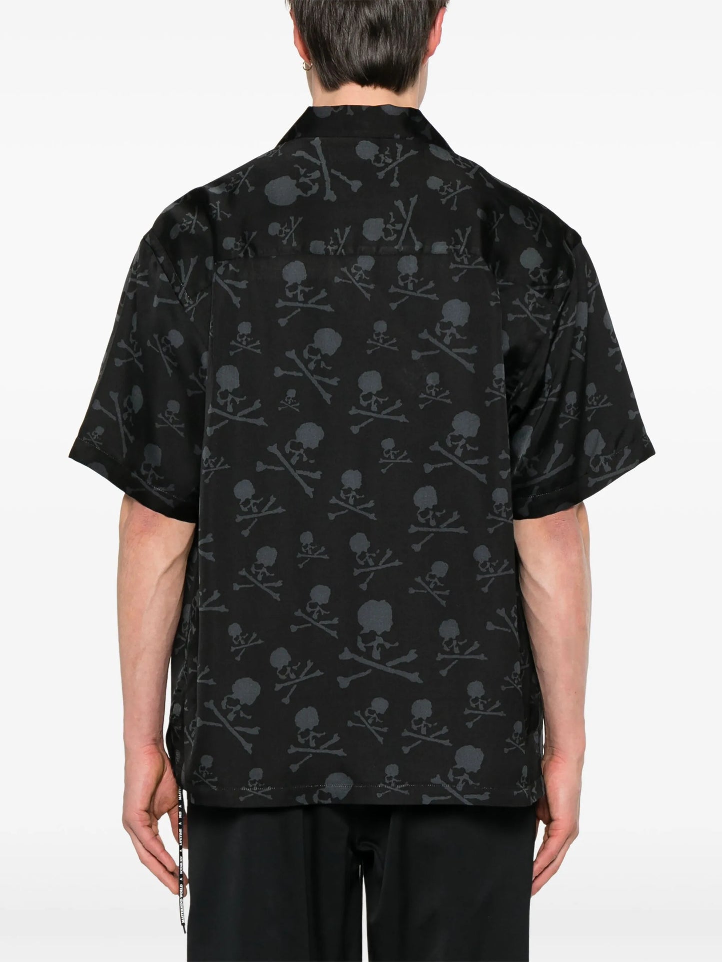skull silk shirt