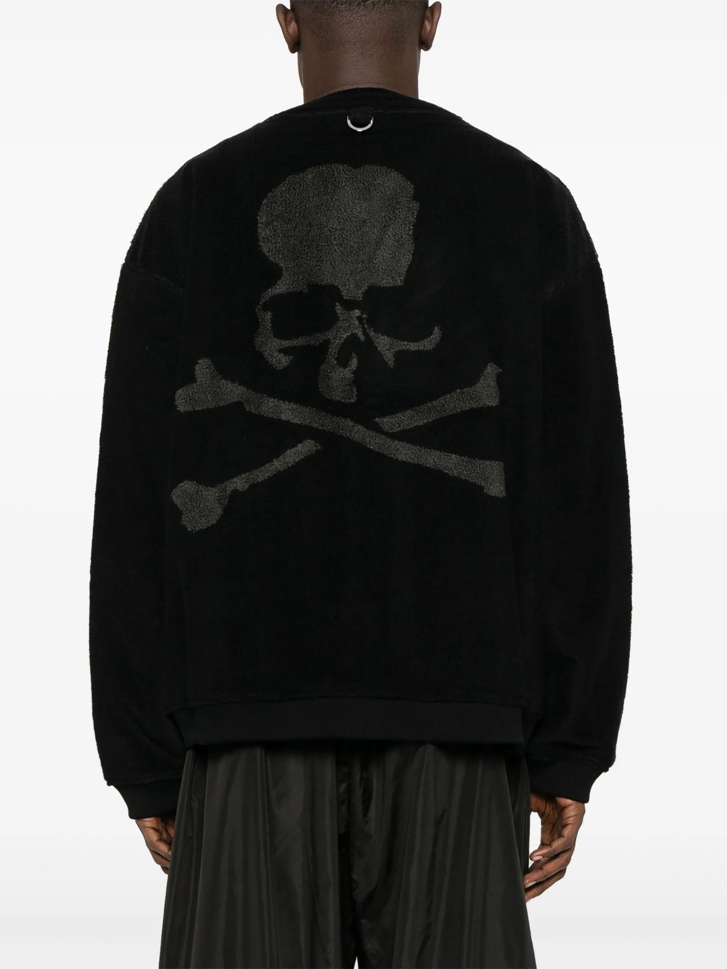 terry-jacquard cardigan