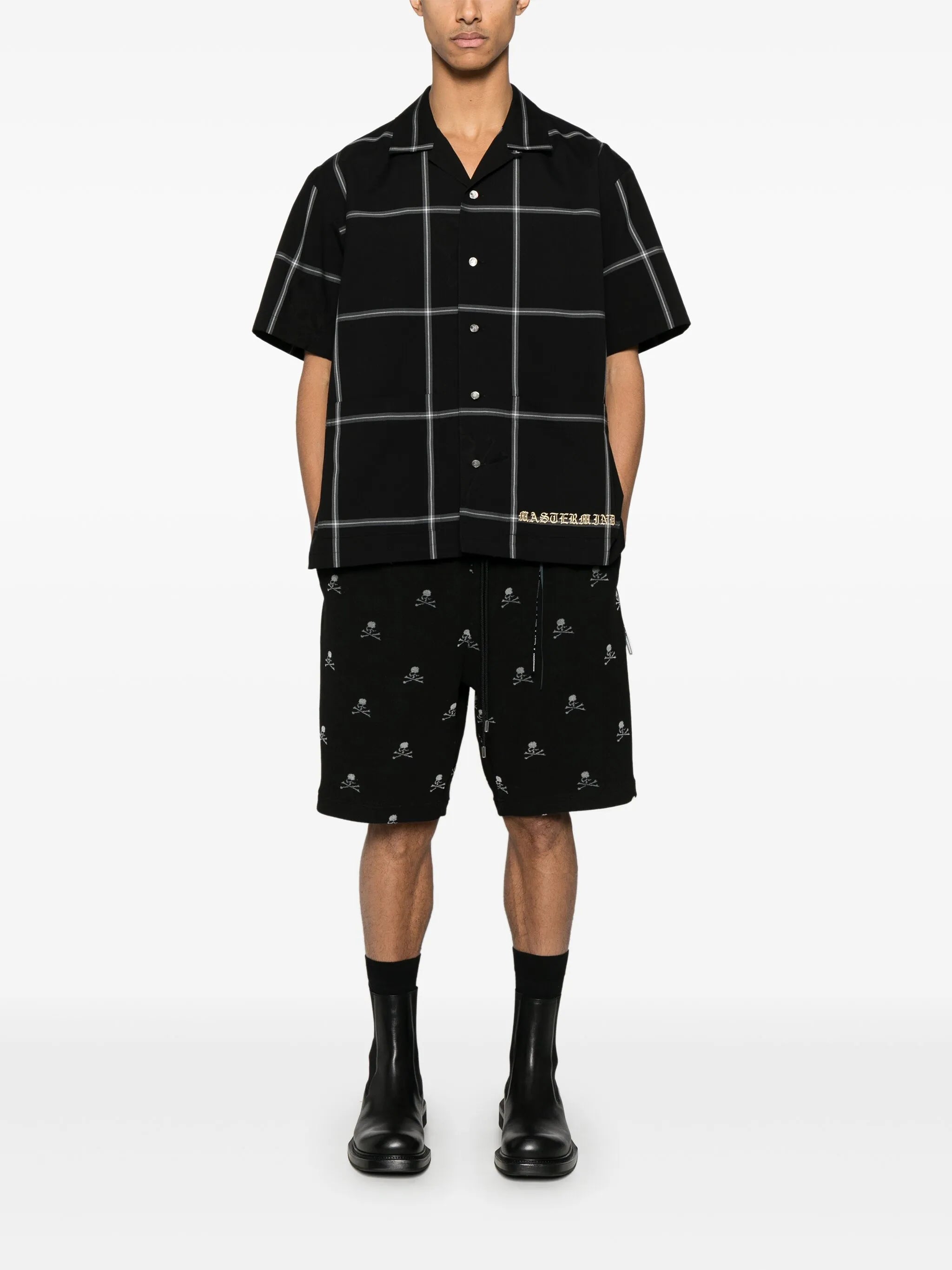 Skull Monogram shorts