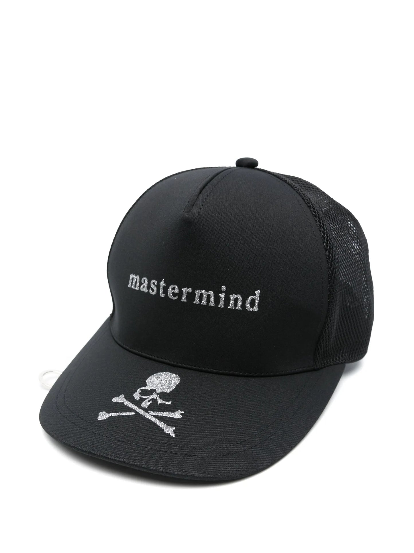 rubberised logo-print cap