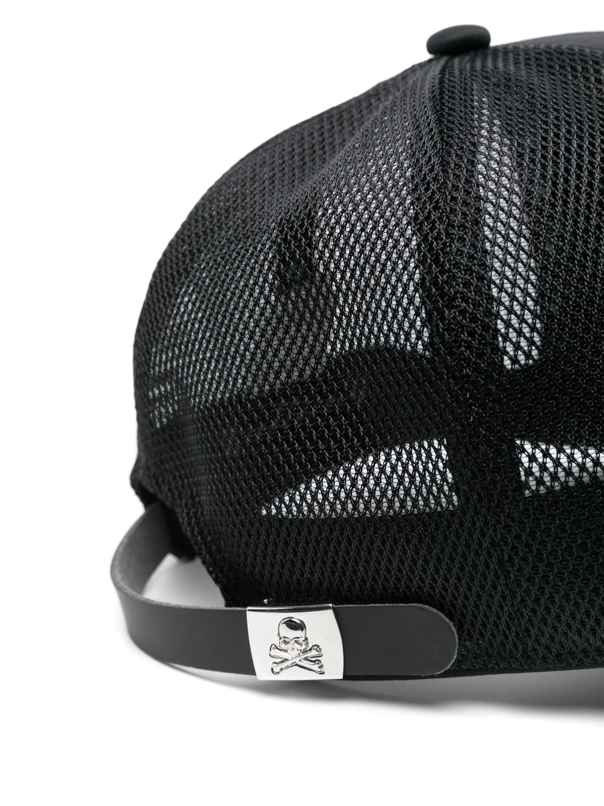rubberised logo-print cap