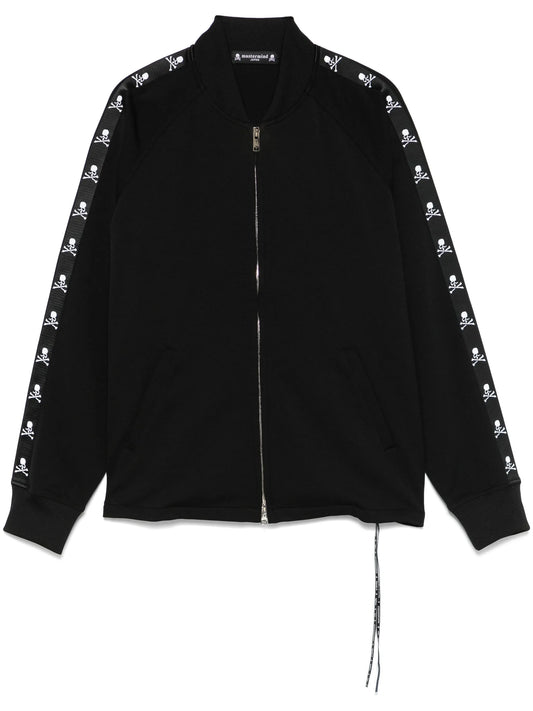 skull-print track jacket