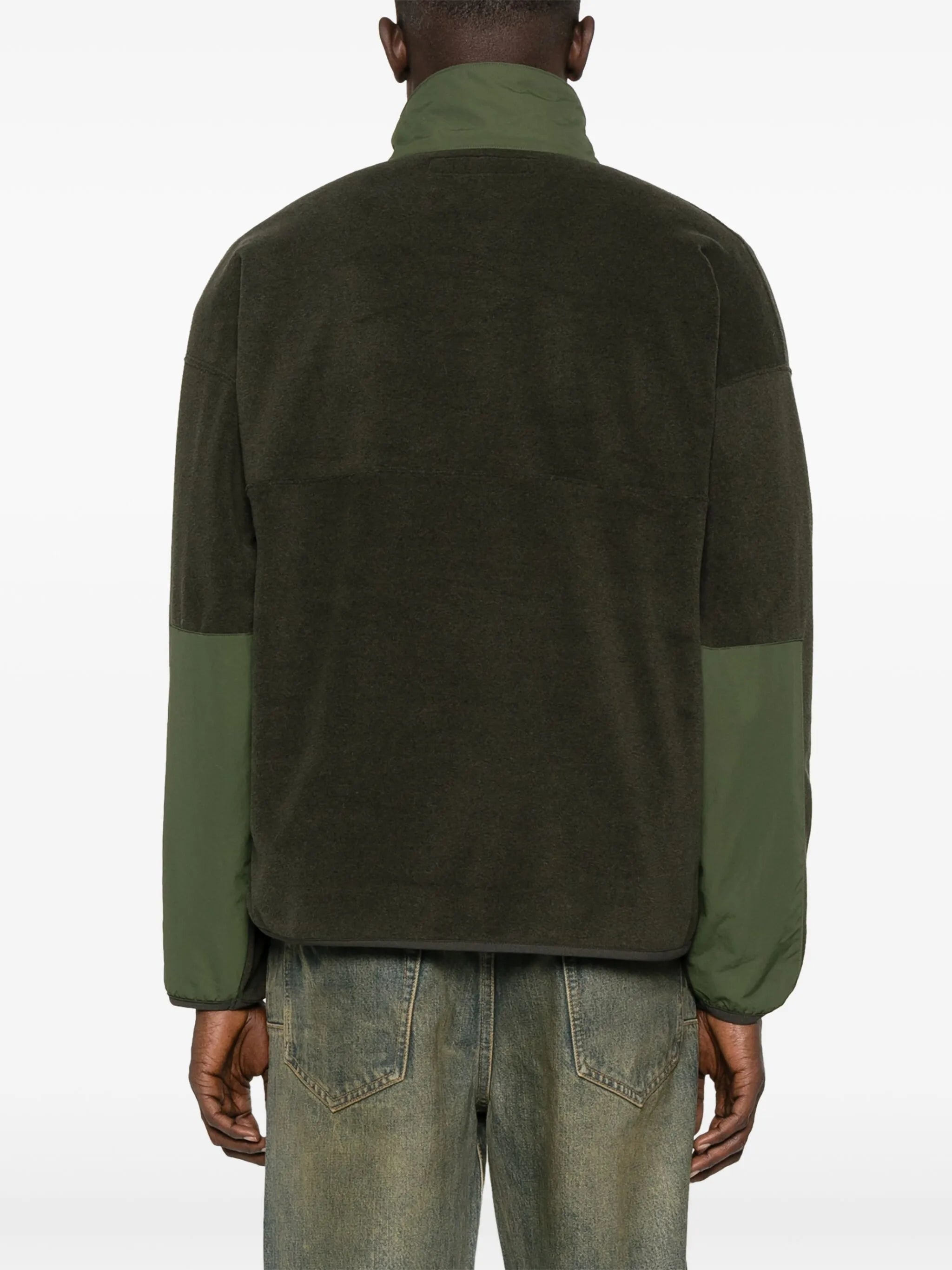 fleece half-zip sweatshirt