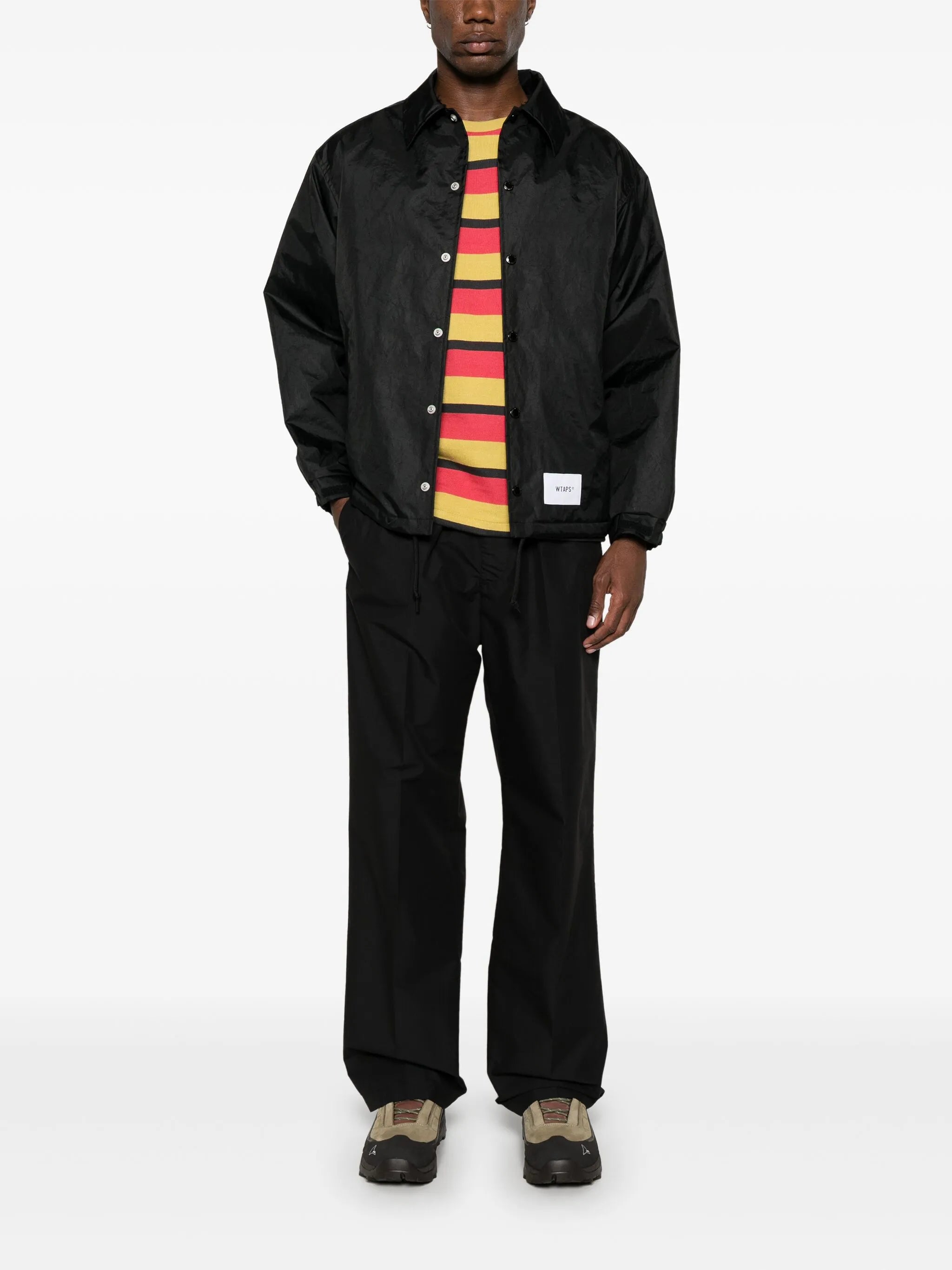 logo-patch windbreaker