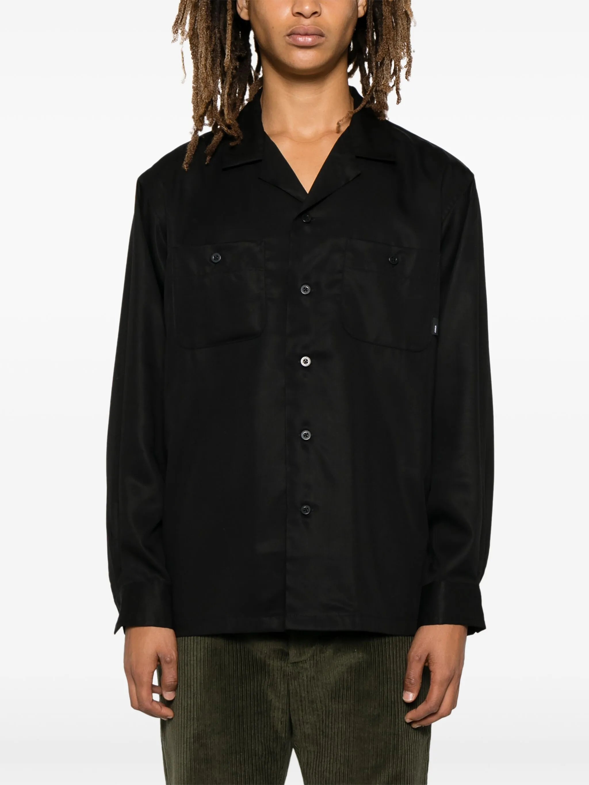 camp-collar shirt - Thumbnail 4