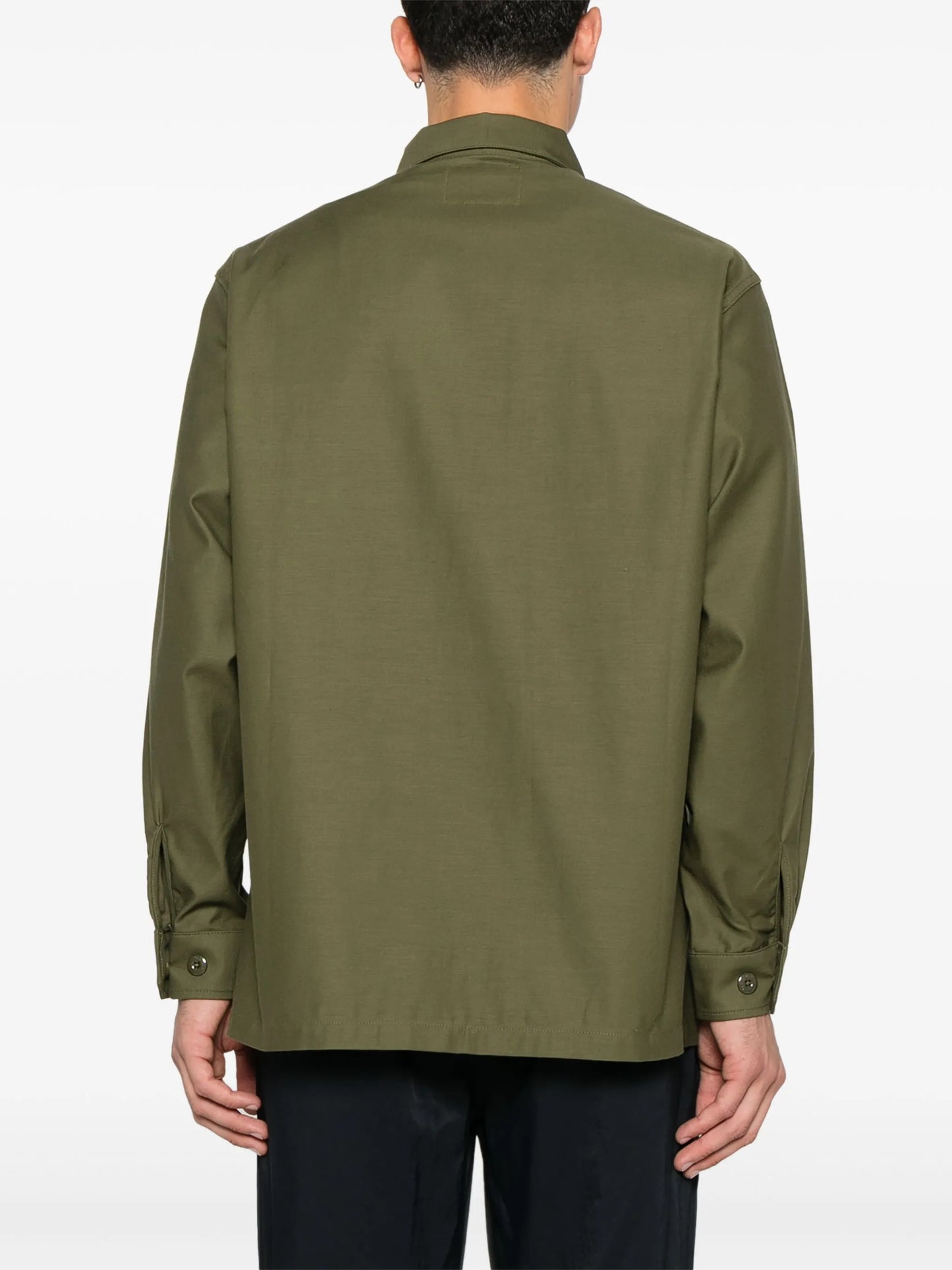 logo-embroidered shirt