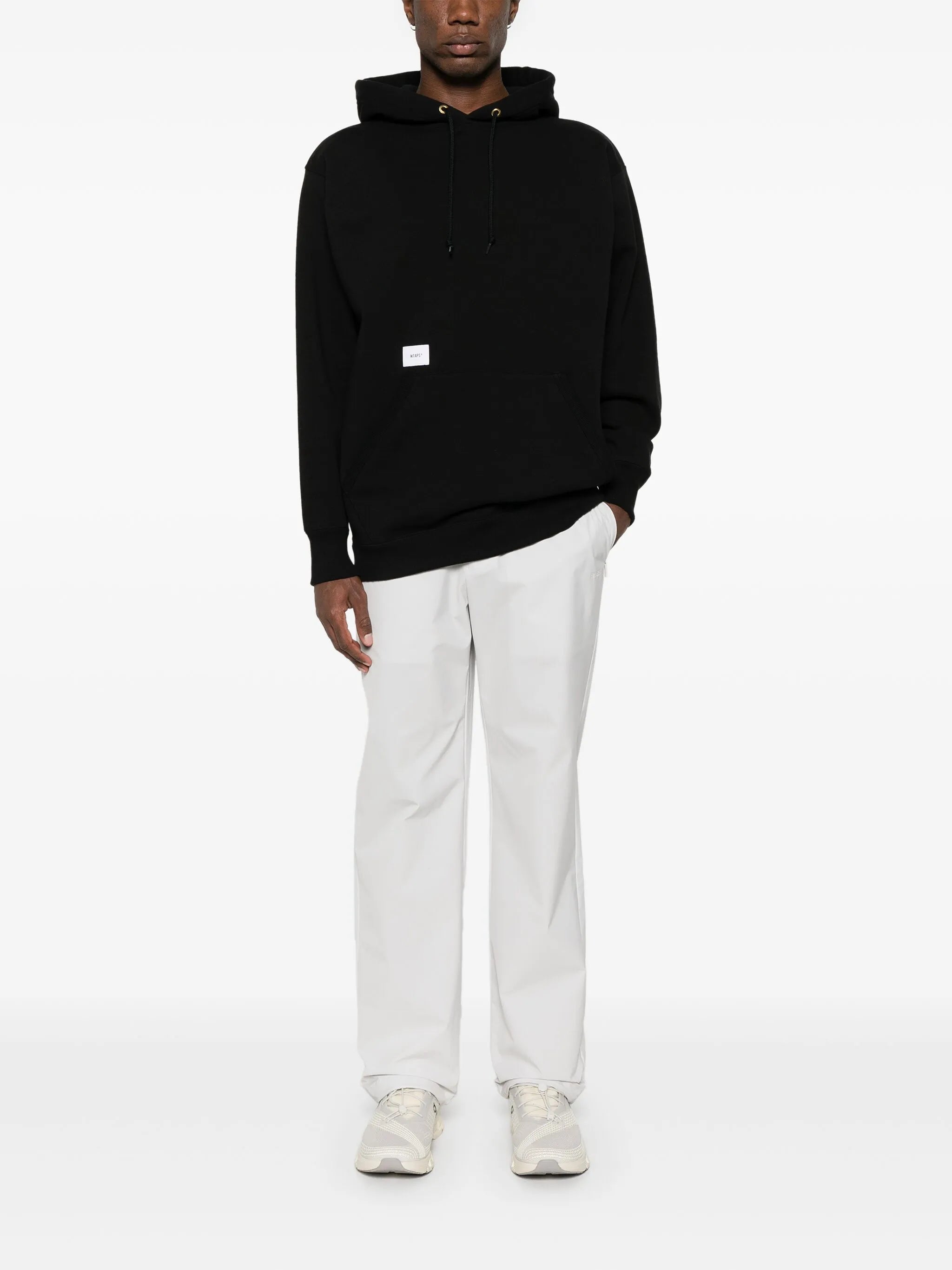logo-patch hoodie
