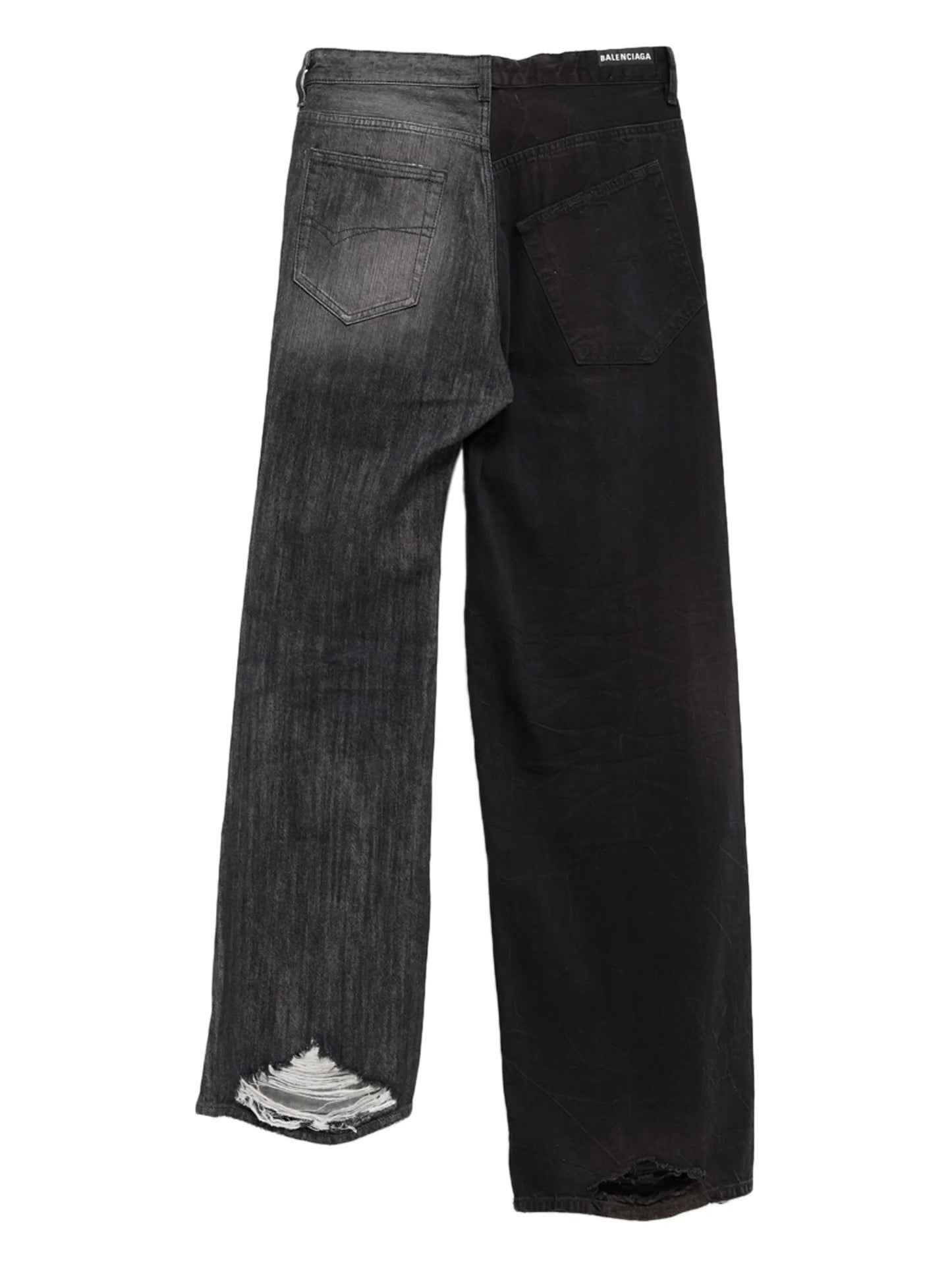 asymmetric jeans